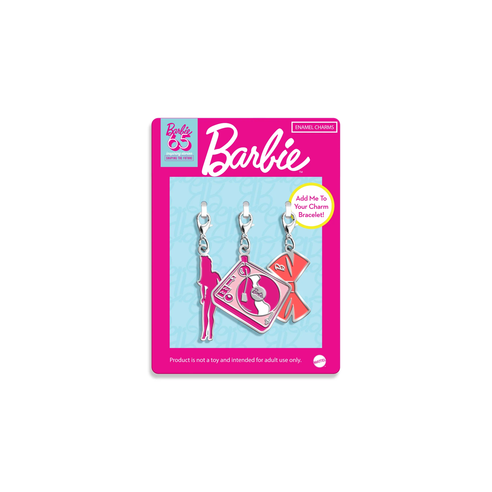 Mattel Creations Barbie 1960s Enamel Charm Set