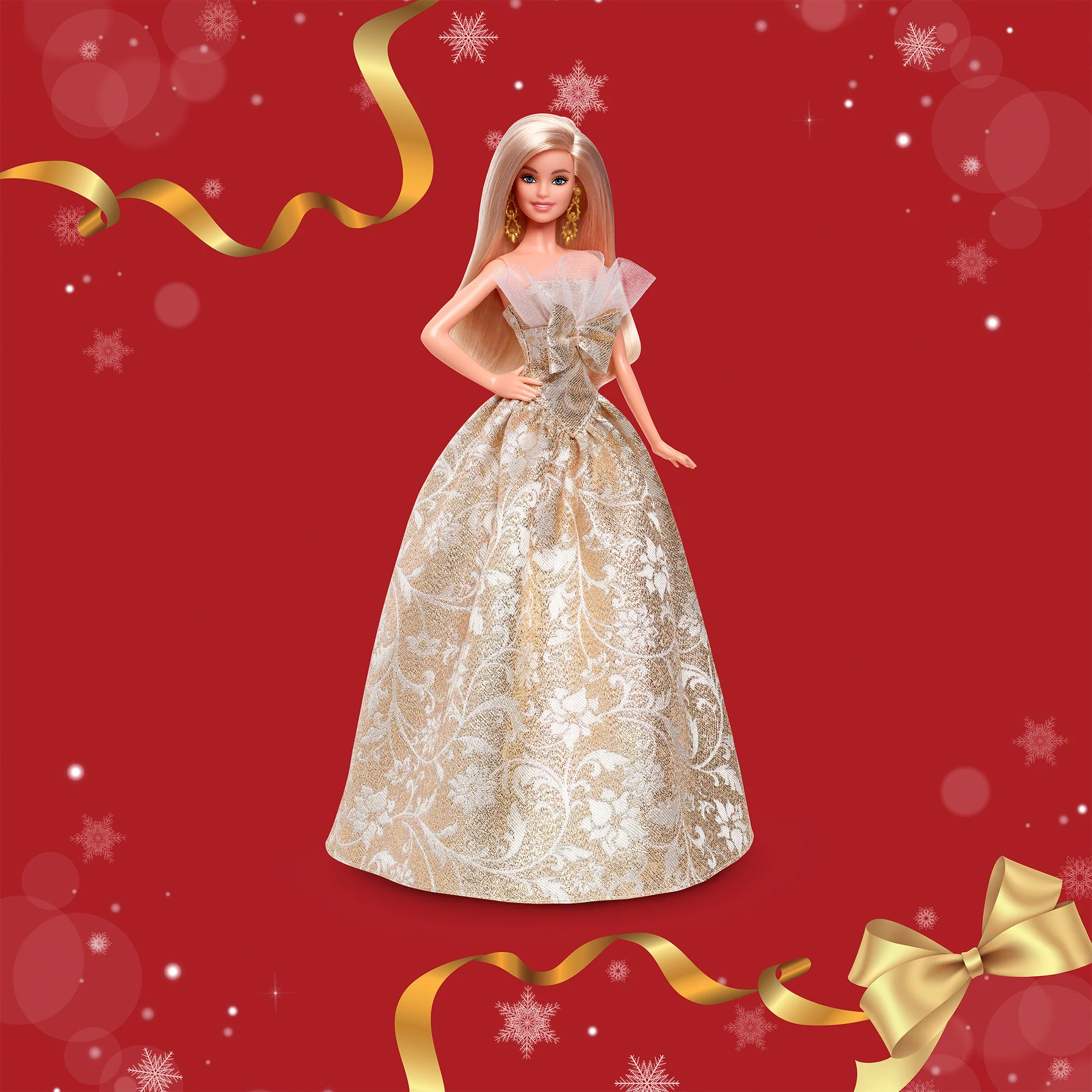Mattel Creations 2025 Holiday Barbie Doll 5