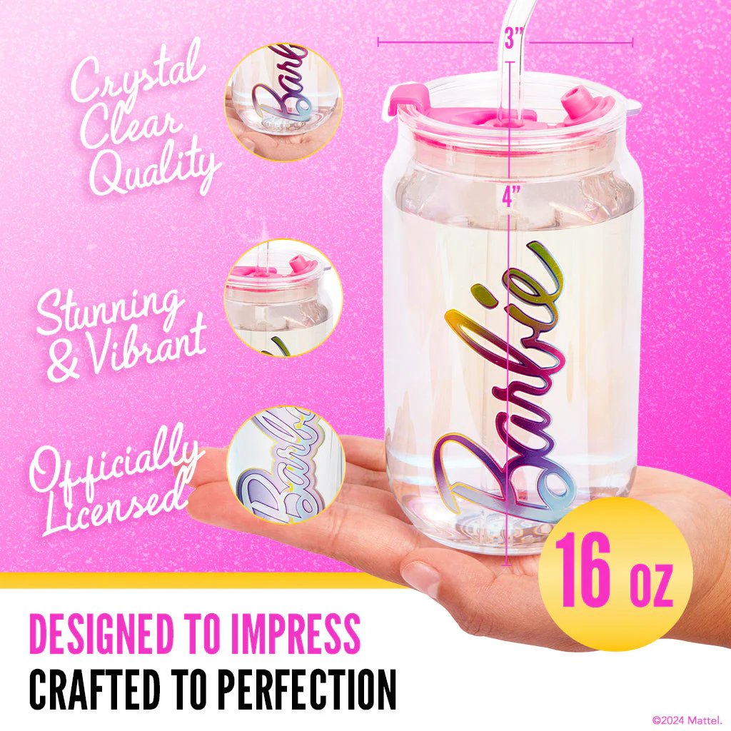 Mattel Creations Barbie™ X Dragon Glassware® Aura Drinking Glasses
