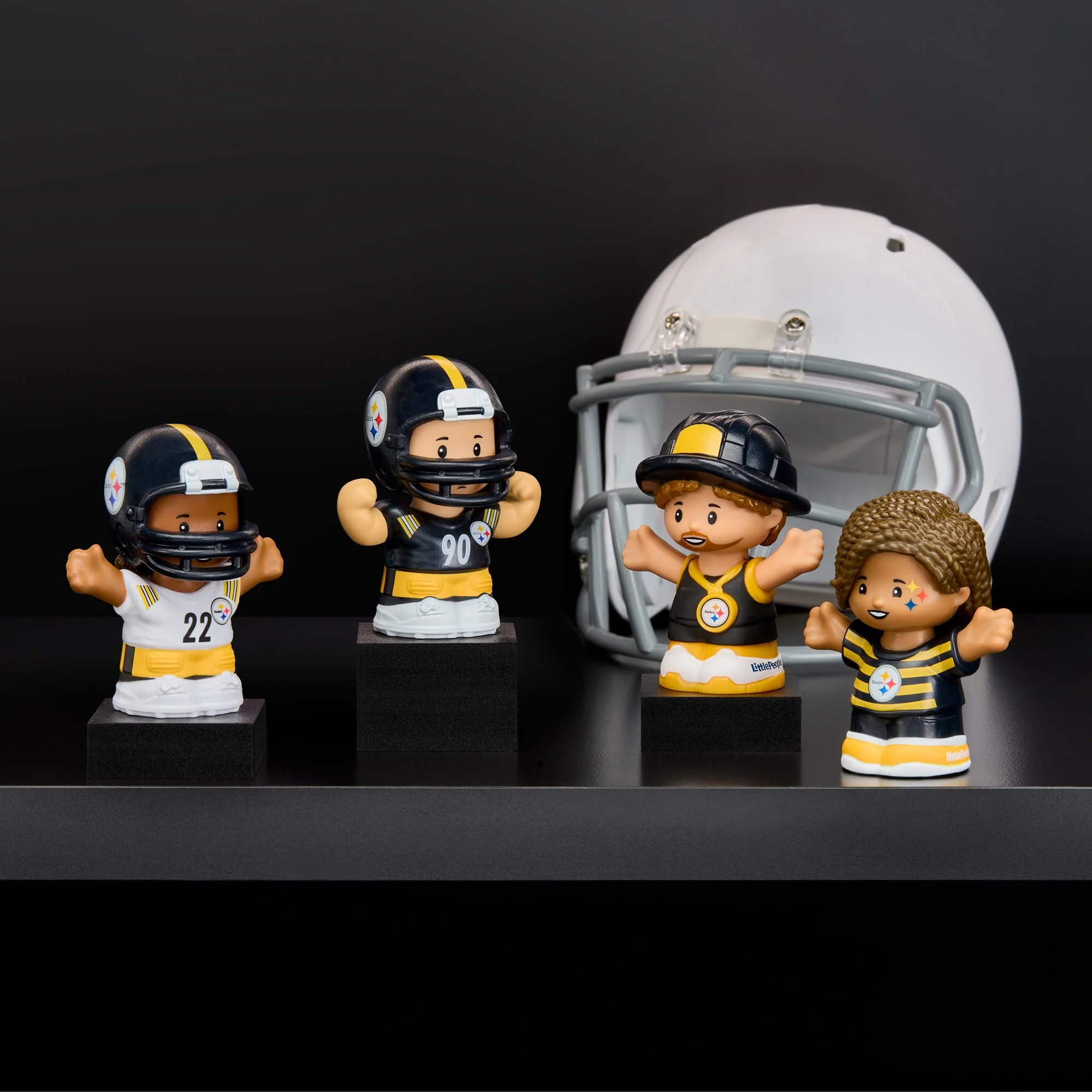 Mattel Creations Little People Collector x NFL Pittsburgh Steelers Set