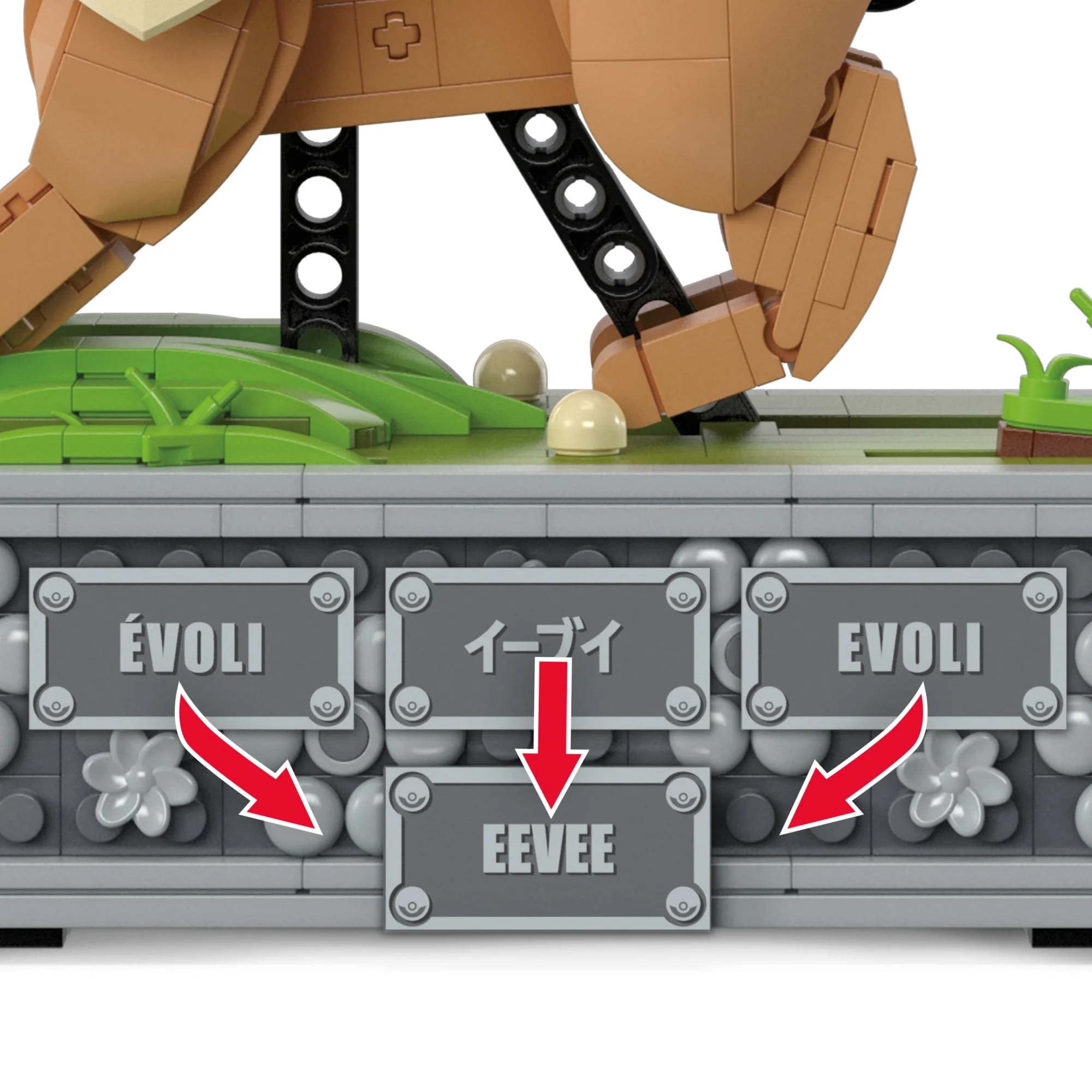 Mattel Creations MEGA Pokémon Motion Eevee Building Set