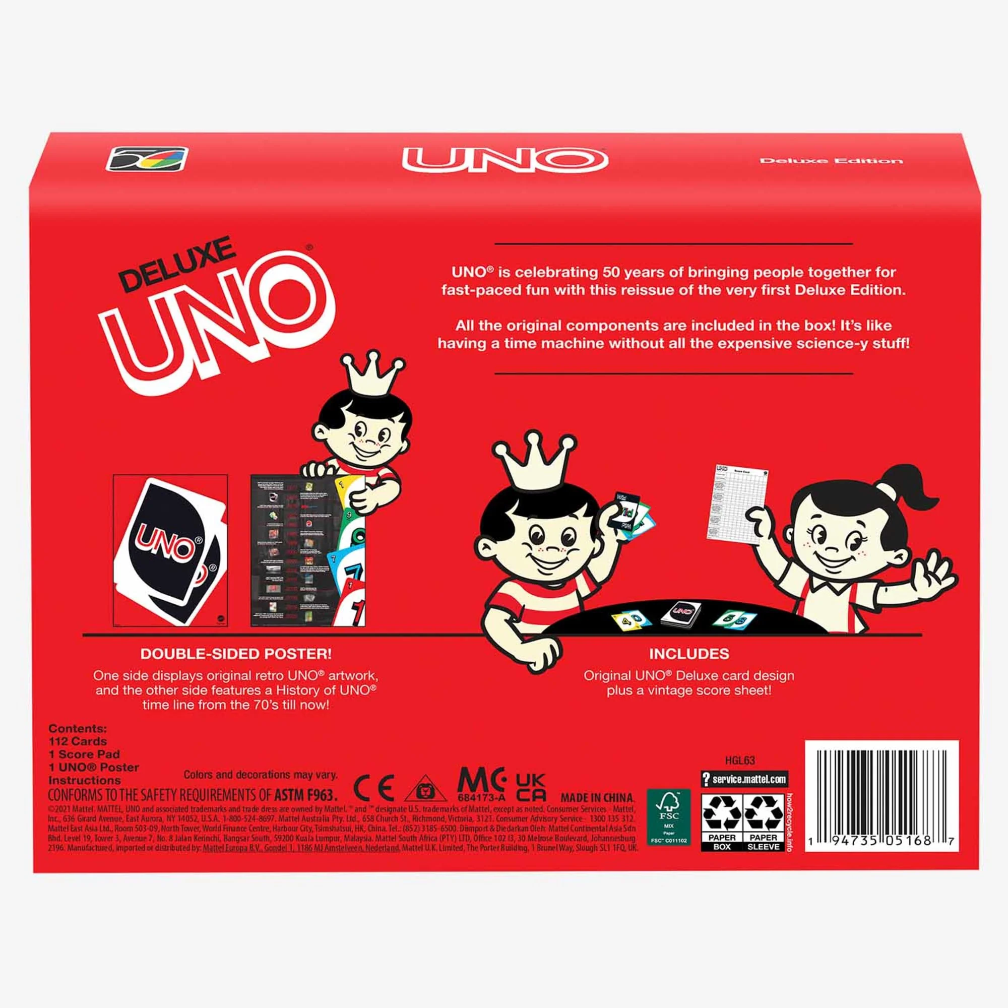 Mattel Creations UNO Deluxe Retro