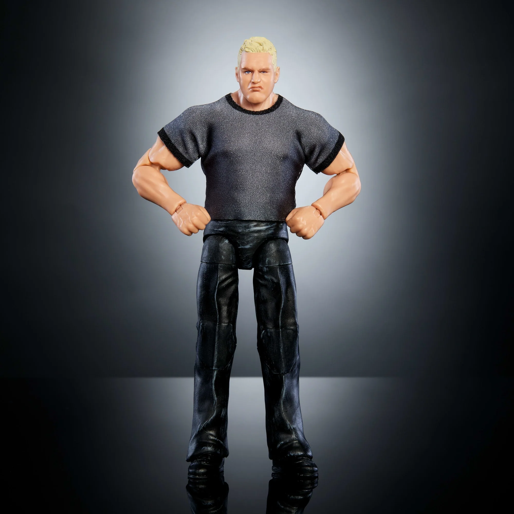 Mattel Creations WWE Elite Collection Monday Night War Hardcore Hak Action Figure & Golga Build-A-Figure Parts