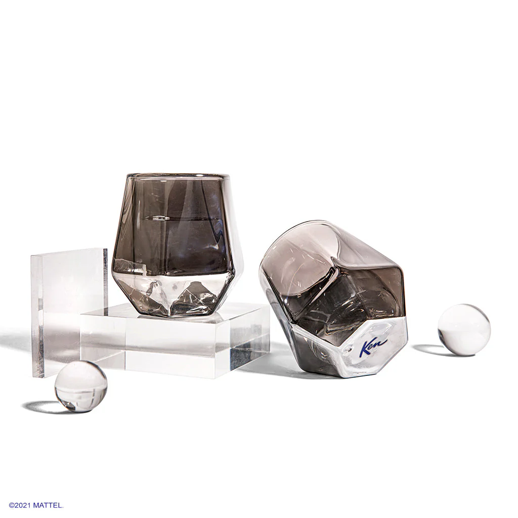 Mattel Creations Barbie™ X Dragon Glassware® Ken™ Whiskey Glasses