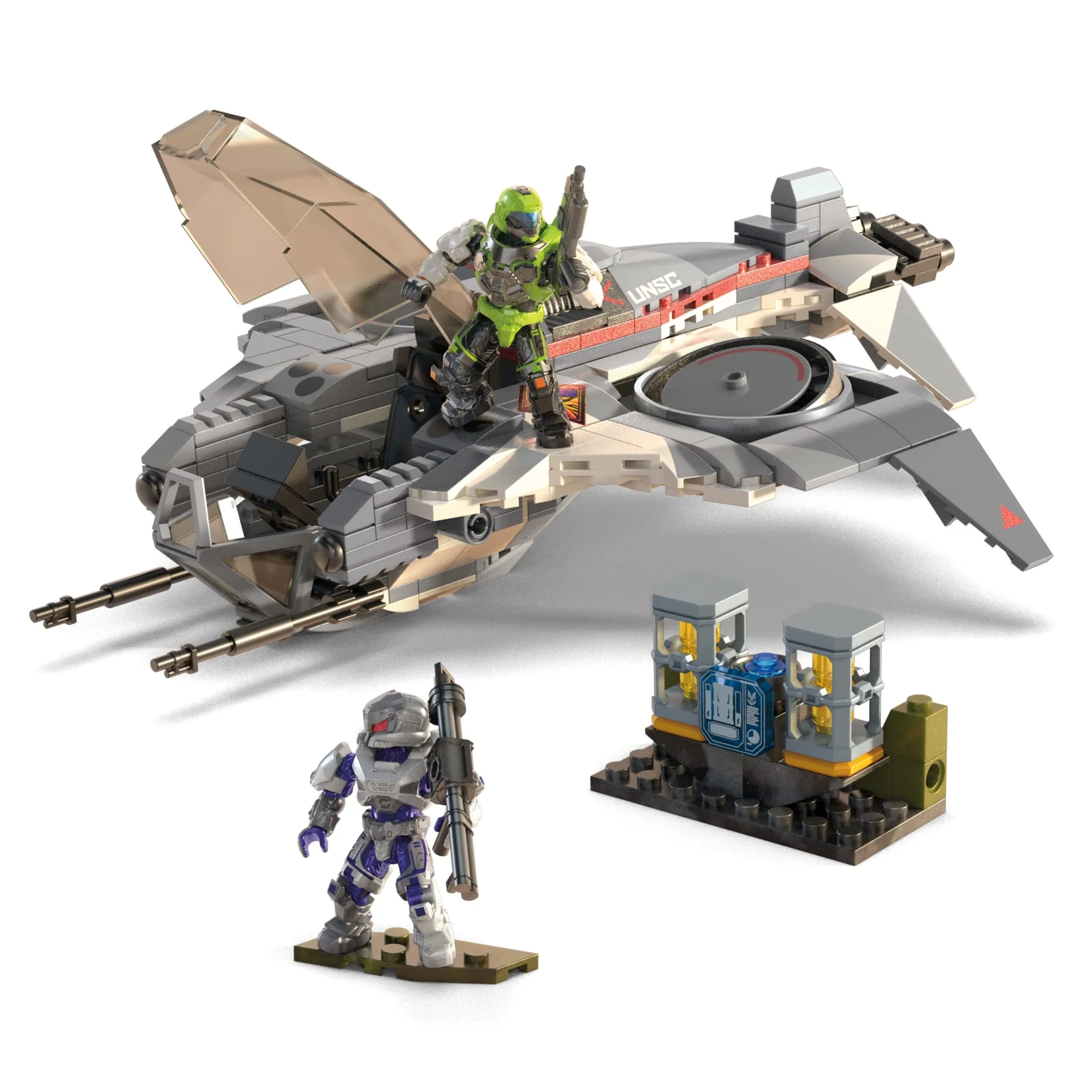 Mattel Creations MEGA Halo UNSC Arctic Burn Wasp Building Toy Kit