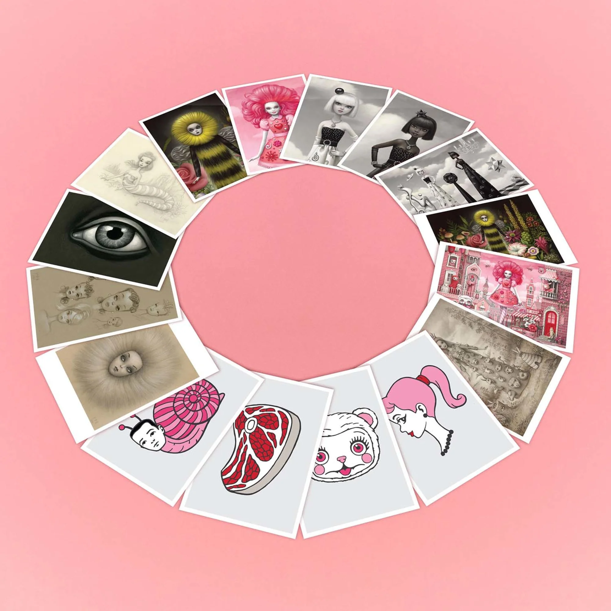 Mattel Creations Mark Ryden x Barbie Postcards