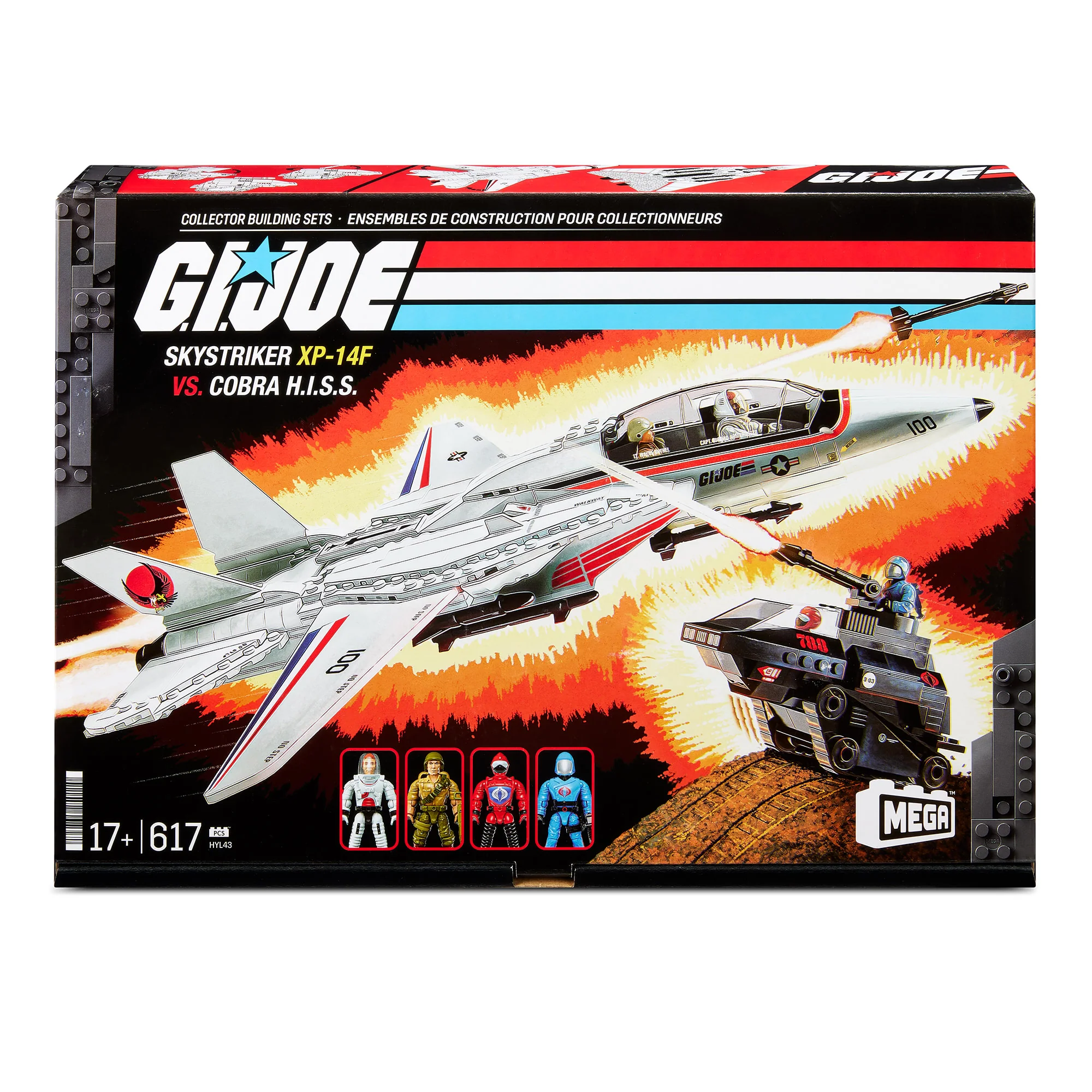 Mattel Creations MEGA G.I. JOE Skystriker vs. COBRA H.I.S.S. Building Set
