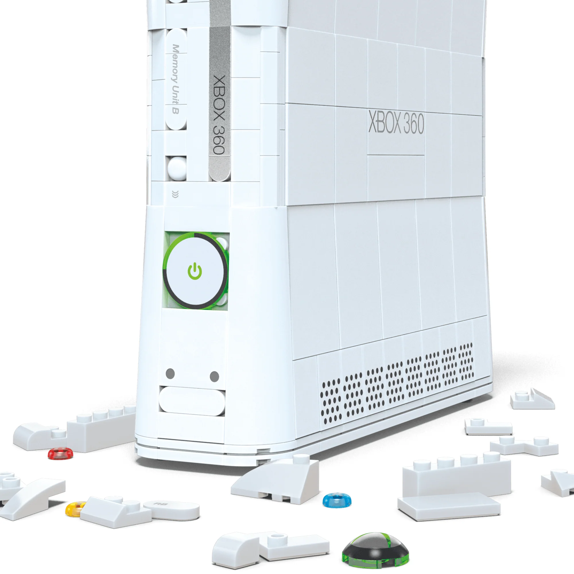 Mattel Creations MEGA Microsoft Xbox 360 Replica Building Toy Kit