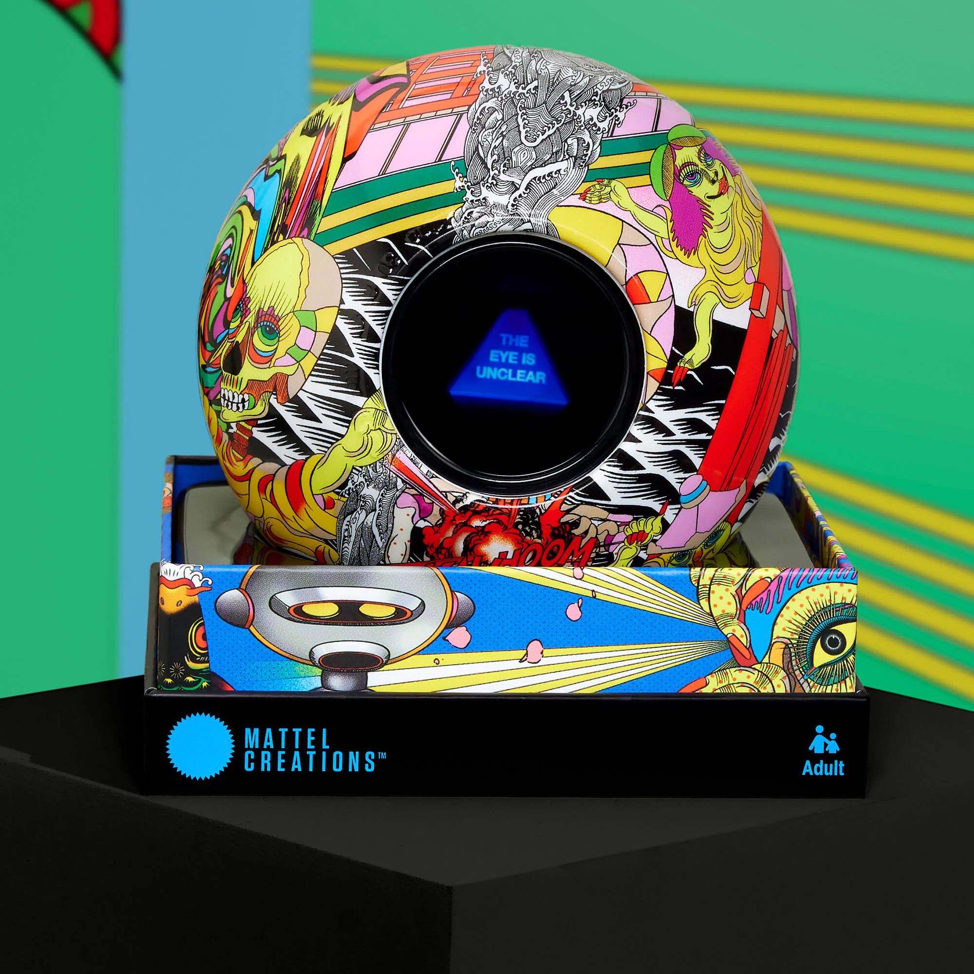 Mattel Creations Magic 8-Ball x Keiichi Tanaami