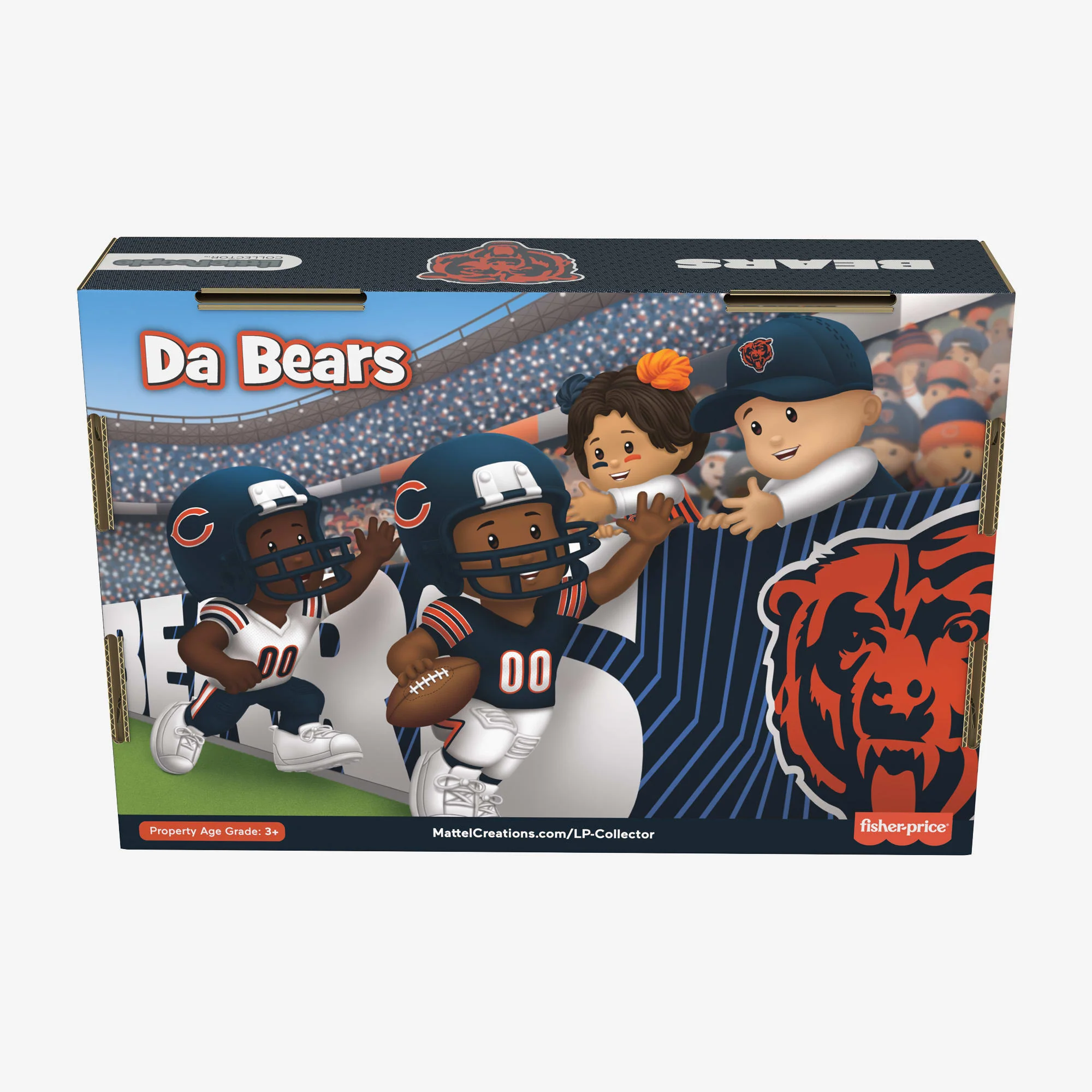 Mattel Creations Little People Collector x NFL Chicago Bears Set