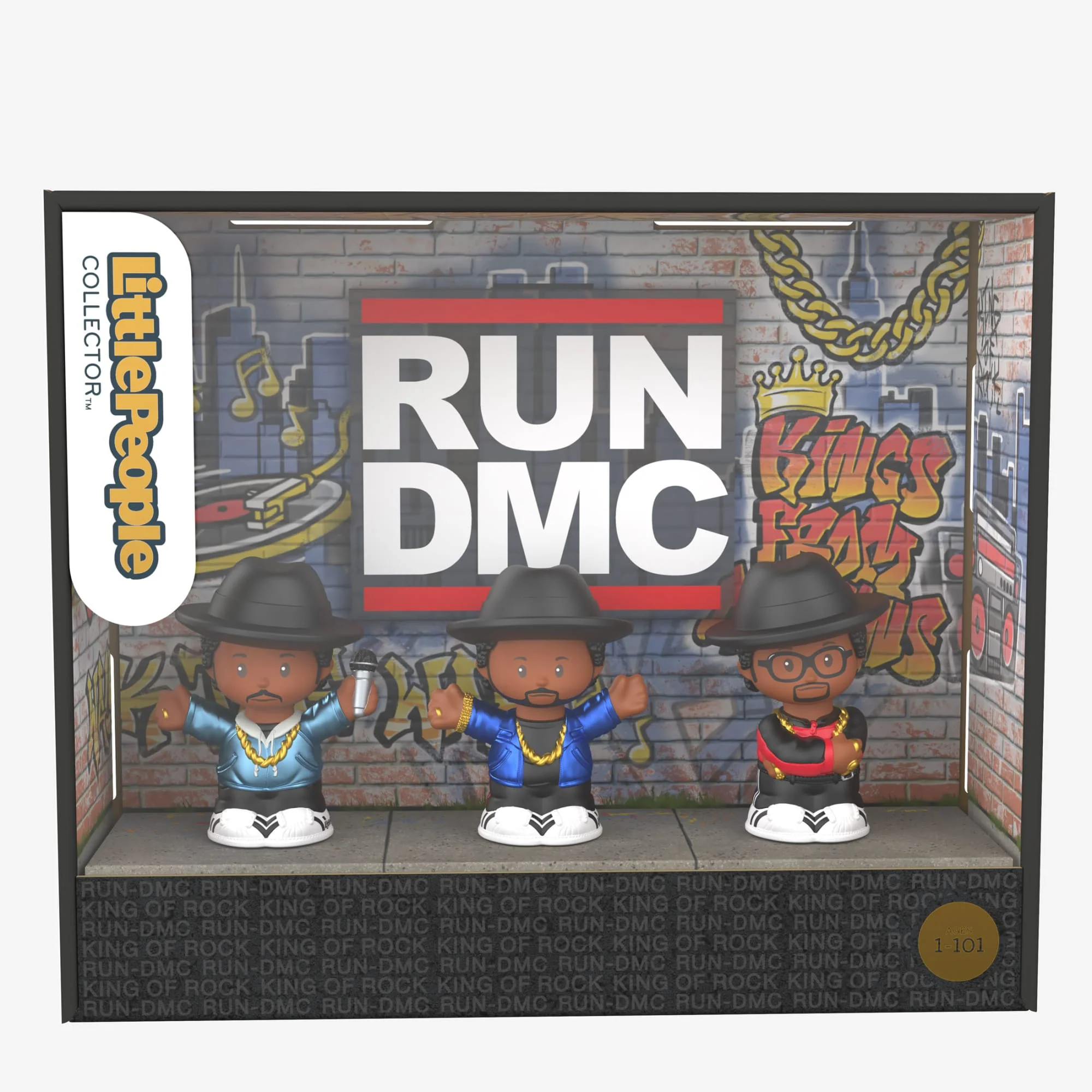 Mattel Creations Little People Collector Run DMC Figures
