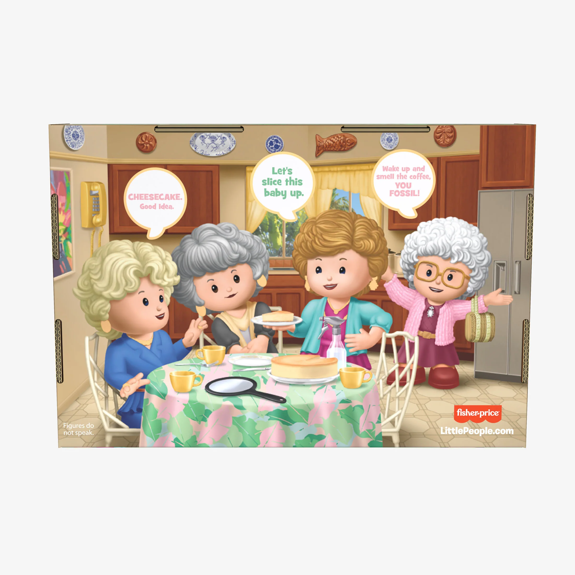 Mattel Creations Little People Collector The Golden Girls Figures
