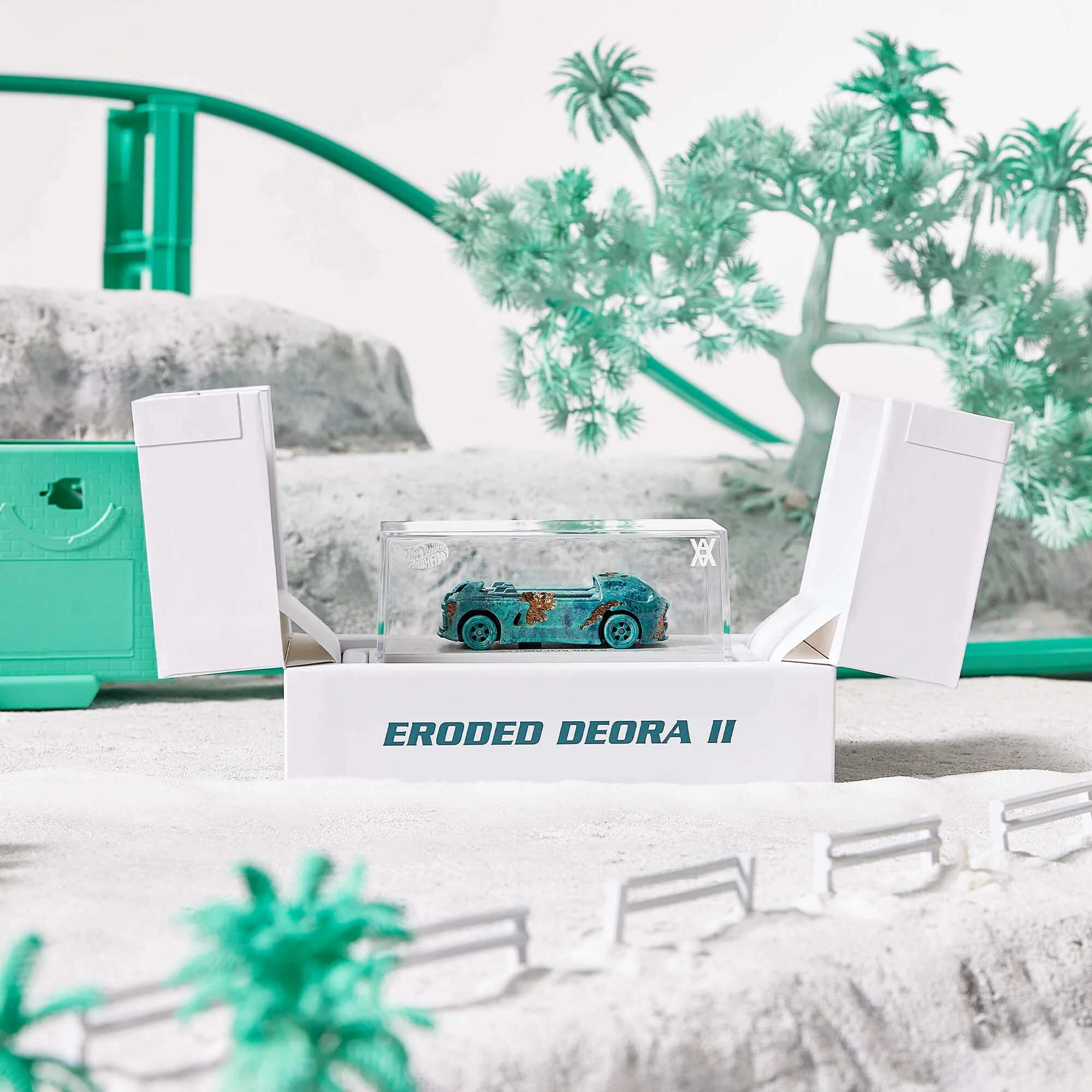 Mattel Creations Hot Wheels x Daniel Arsham Eroded Deora II