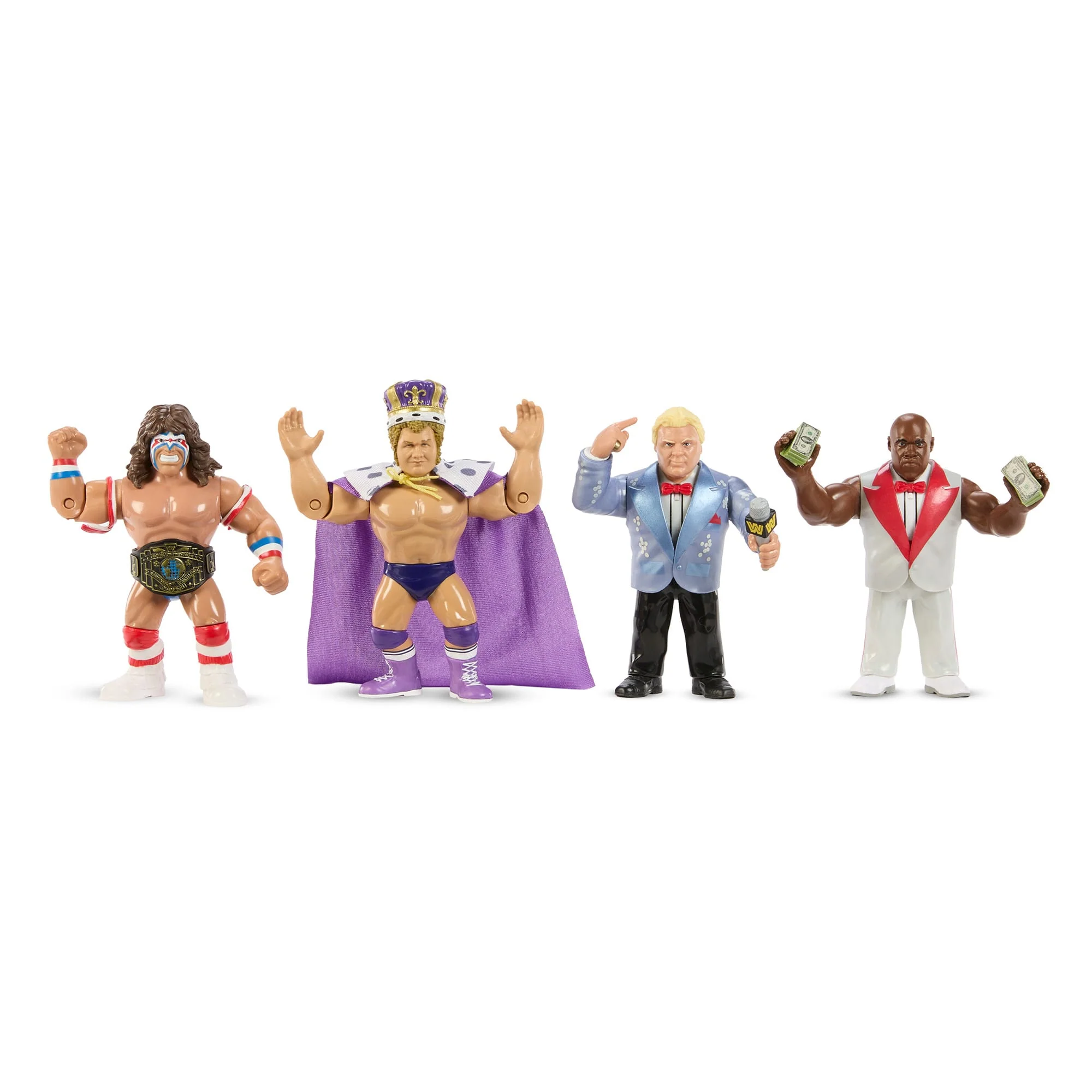 Mattel Creations WWE Official Retro 4-Pack Action Figures