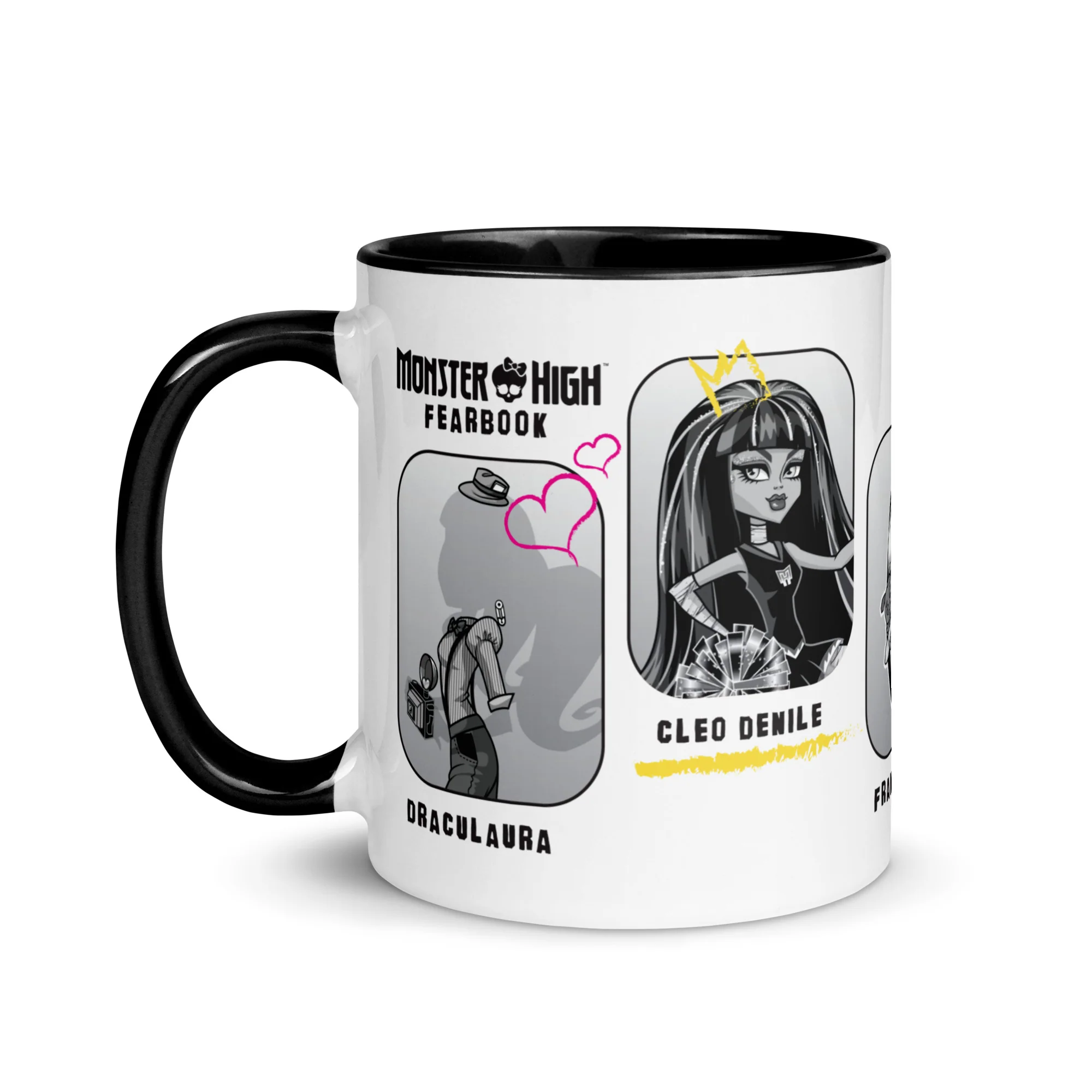 Mattel Creations UNO Monster High Fearbook White Mug