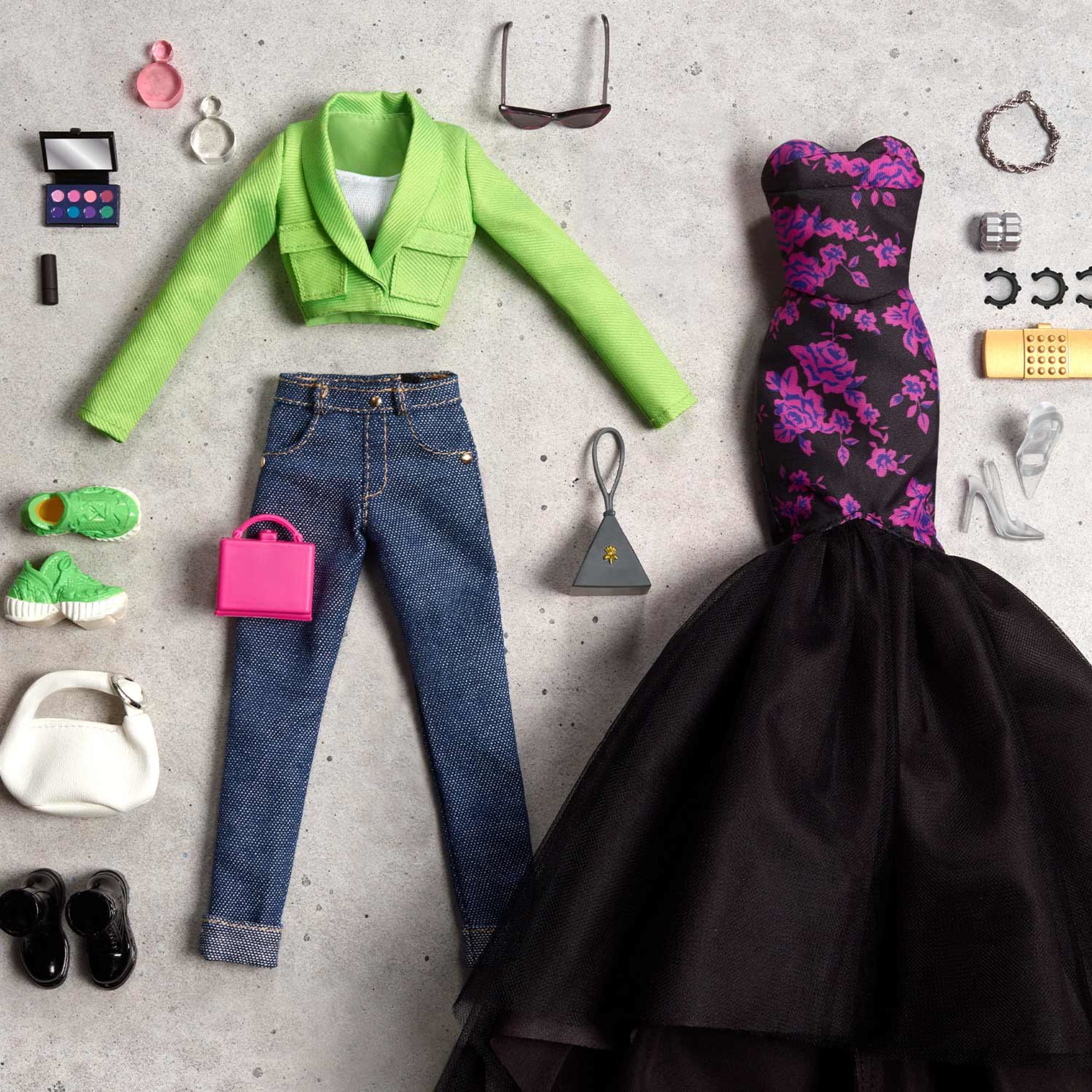 Mattel Creations @BarbieStyle Fashion Studio & Doll Set