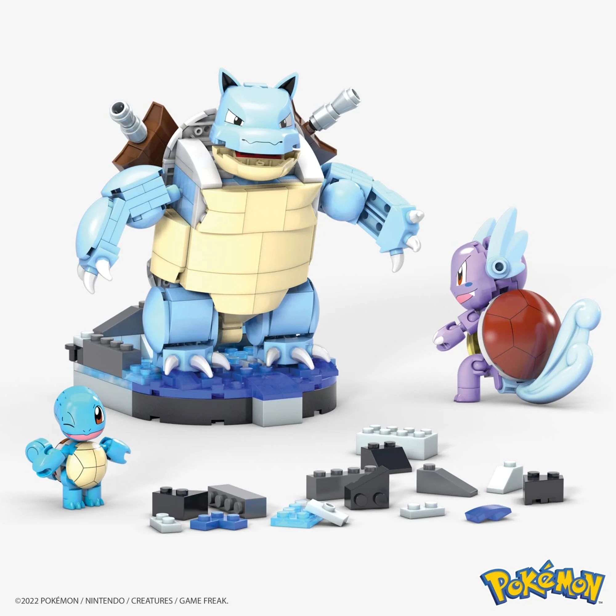 Mattel Creations MEGA Construx Pokemon Squirtle Evolution Construction Set
