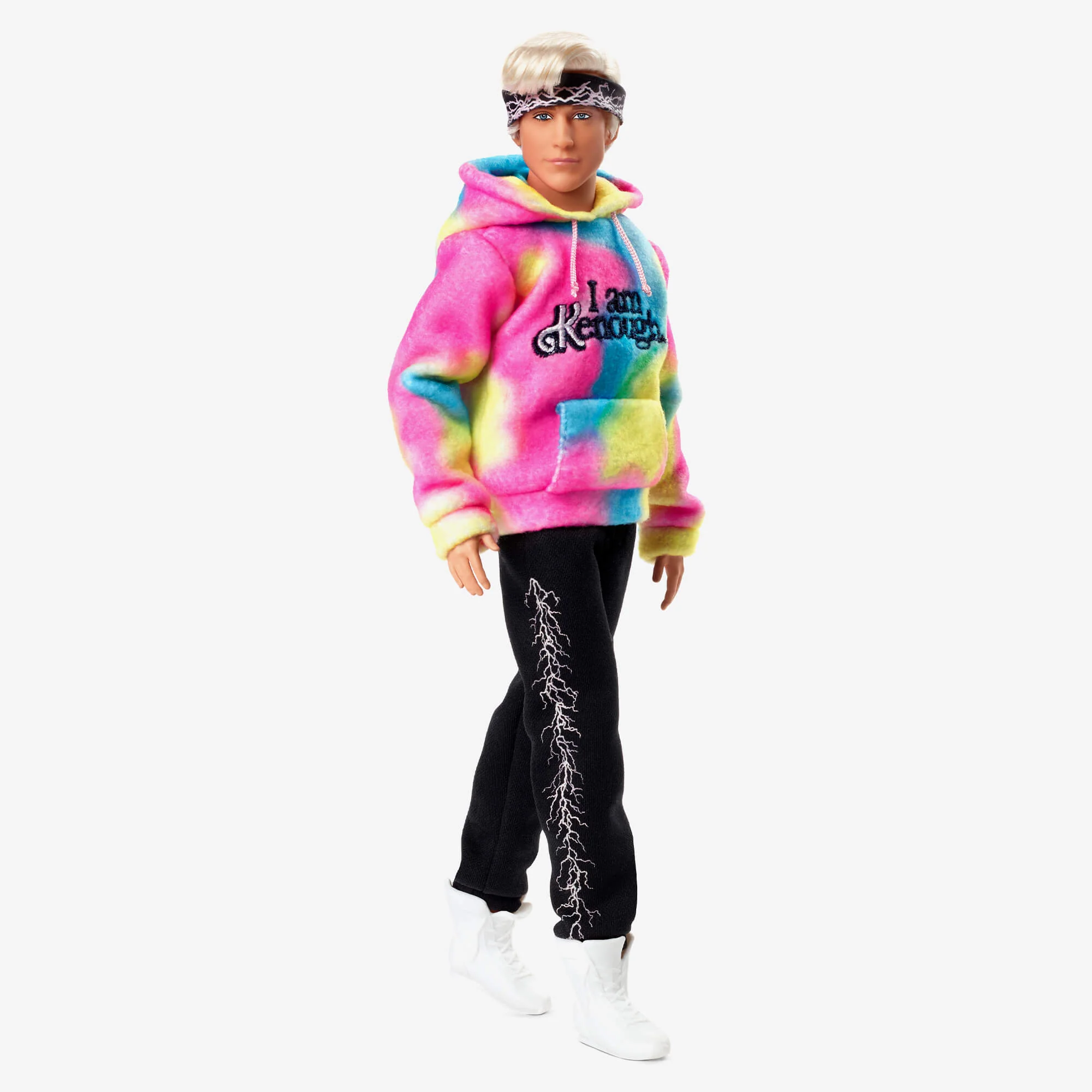 Mattel Creations Ken Doll Wearing “I Am Kenough” Hoodie – Barbie The Movie