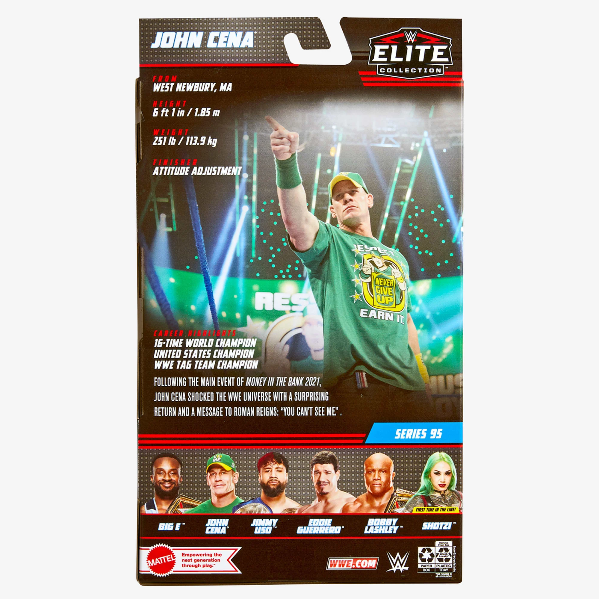 Mattel Creations WWE John Cena Elite Collection Action Figure