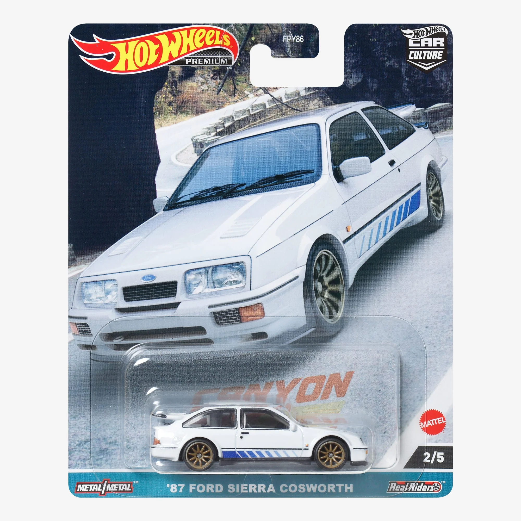Mattel Creations Hot Wheels Premium Car Culture Canyon Warriors – Ford Sierra RS Cosworth