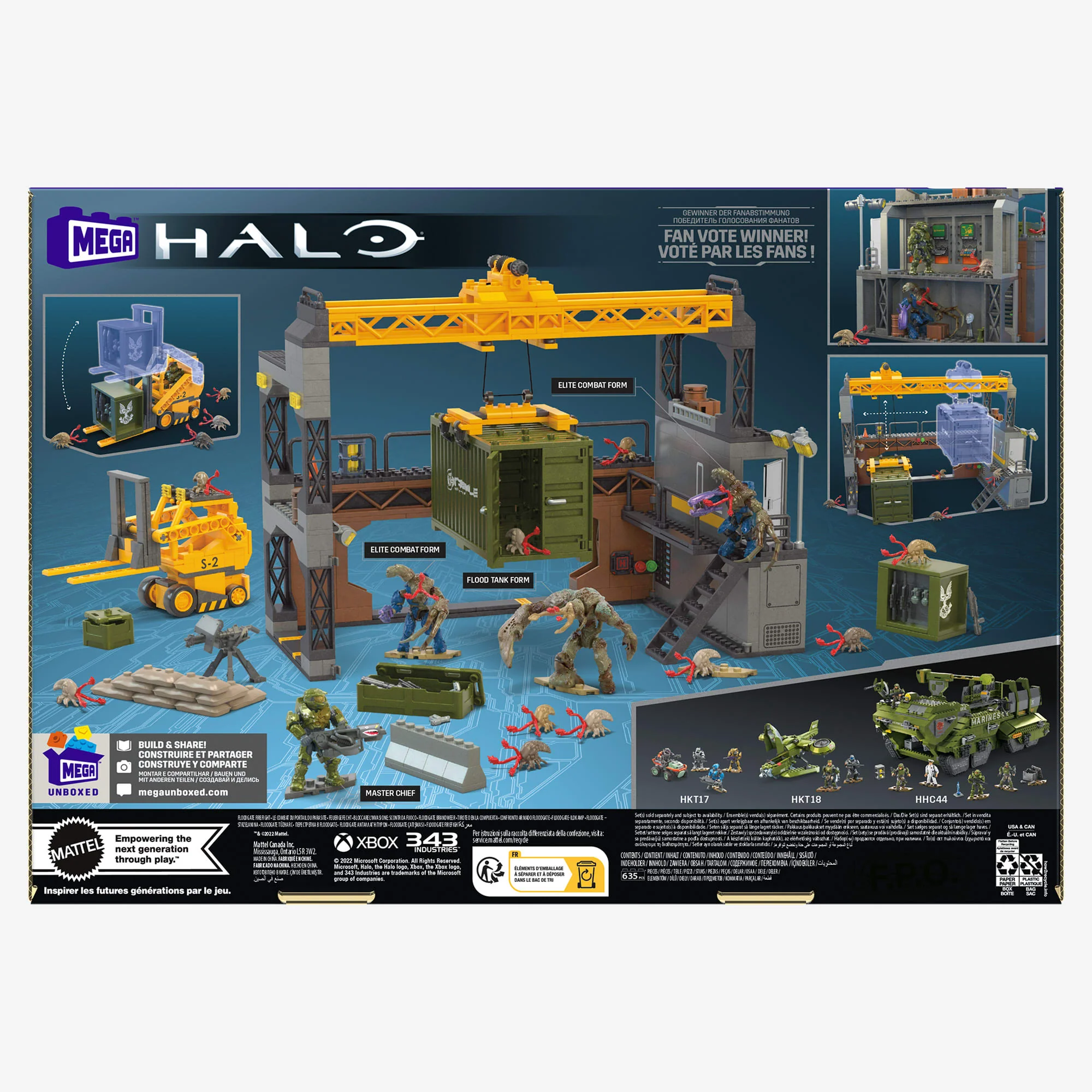 Mattel Creations MEGA Halo Floodgate Firefight Building Toy Kit