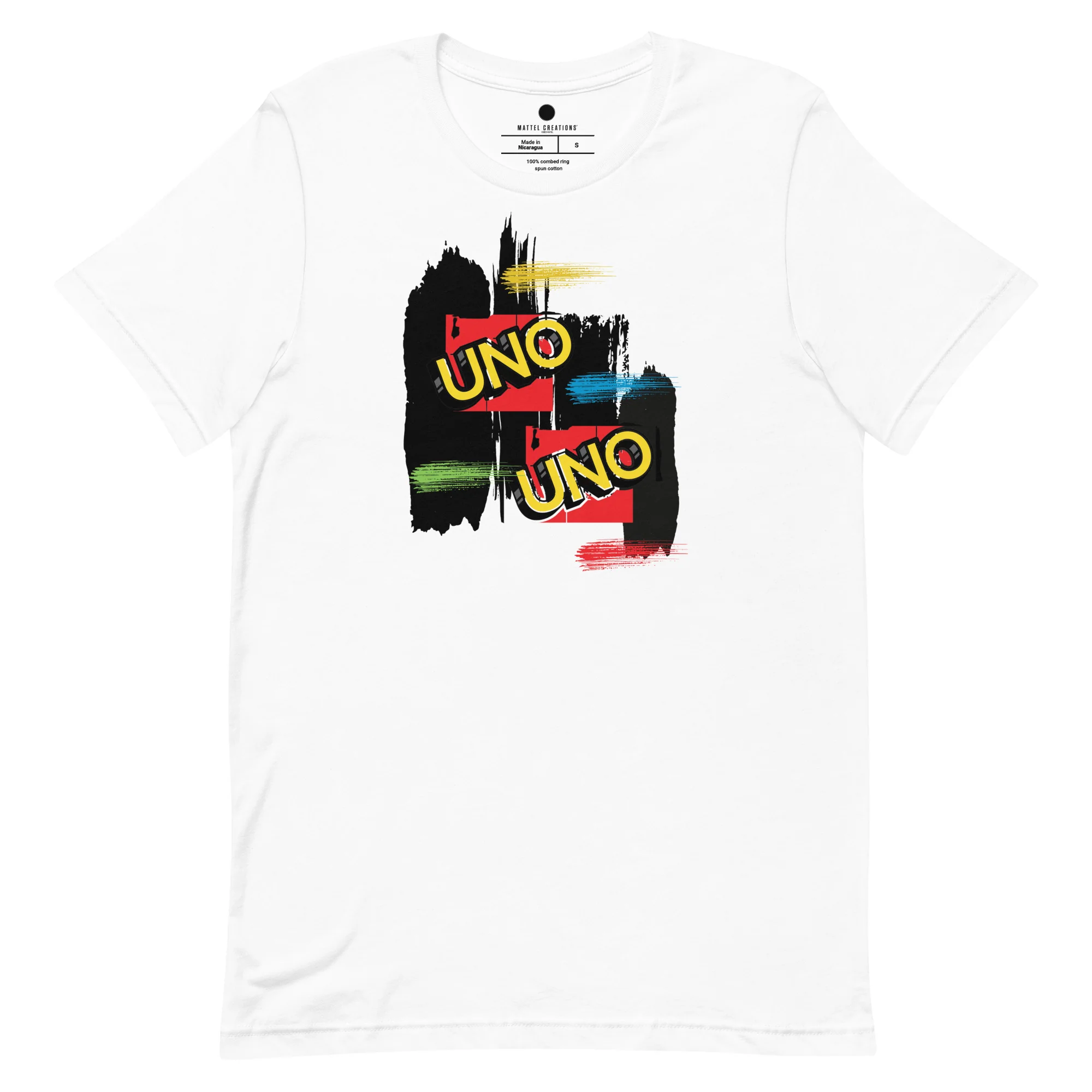 Mattel Creations UNO MC Revealed Fan-Designed White T-Shirt