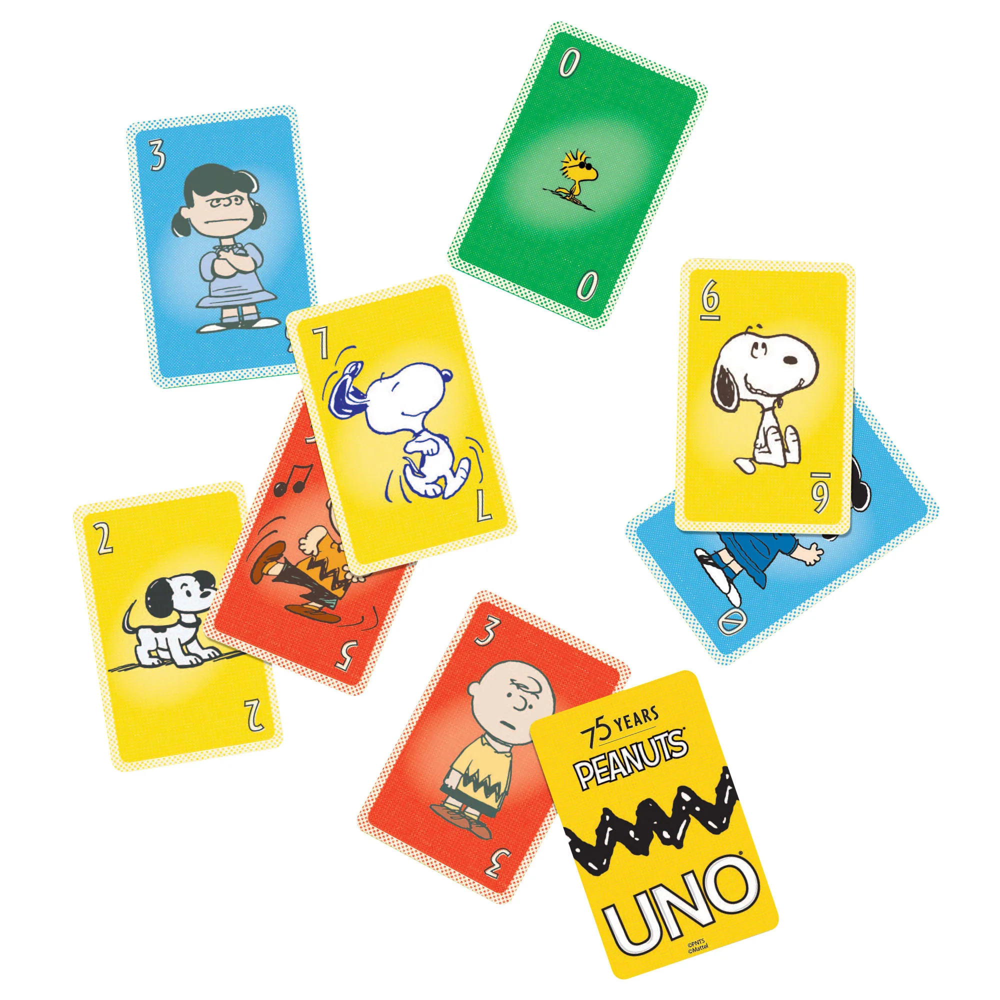 Mattel Creations UNO Canvas Peanuts Card Deck