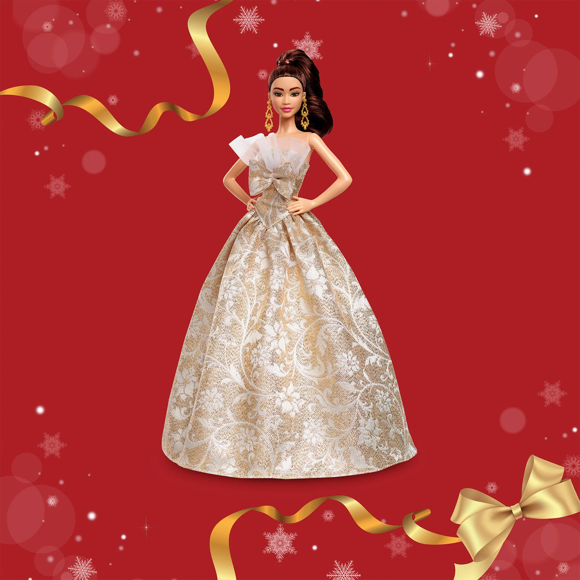 Mattel Creations 2025 Holiday Barbie Doll 2