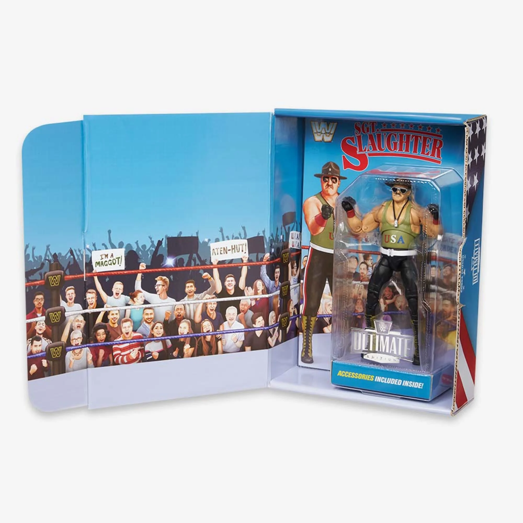 Mattel Creations WWE Ultimate Edition Sgt. Slaughter action figure