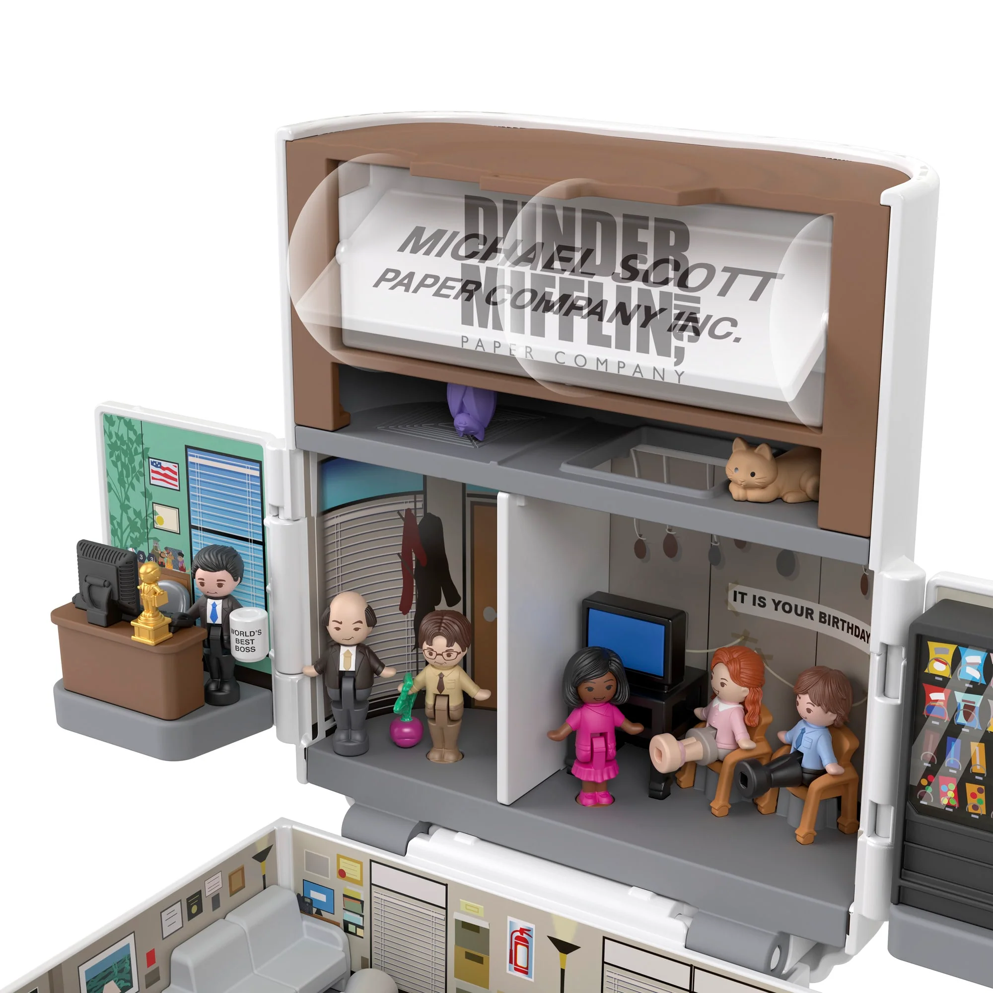 Mattel Creations Polly Pocket x The Office Compact