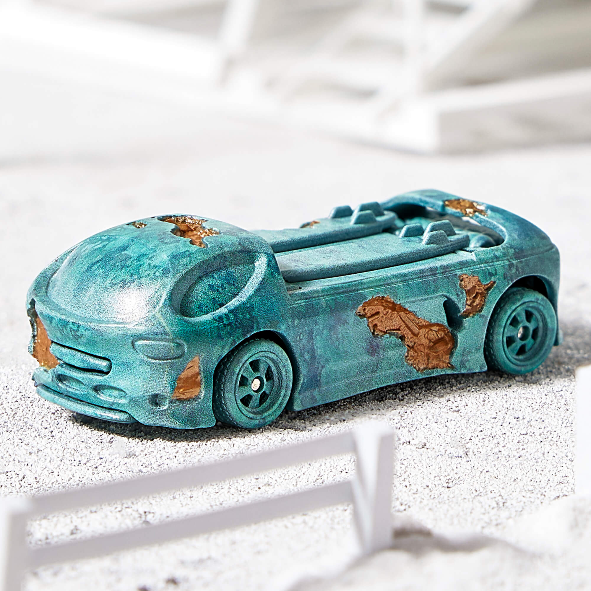 Mattel Creations Hot Wheels x Daniel Arsham Eroded Deora II