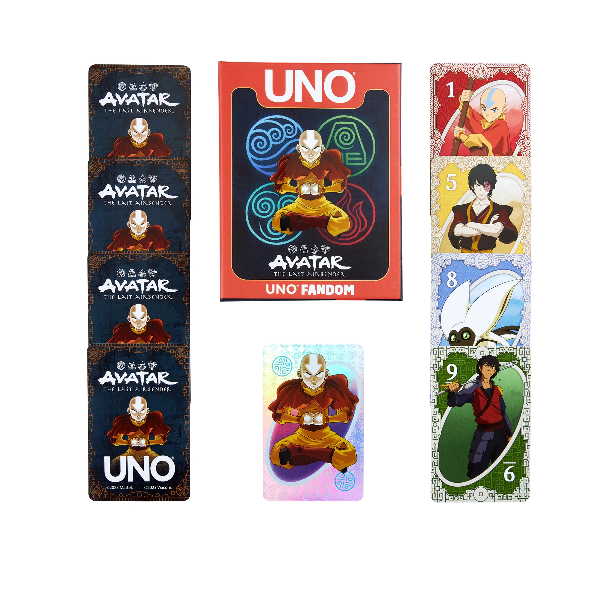 Mattel Creations UNO FANDOM Avatar: The Last Airbender