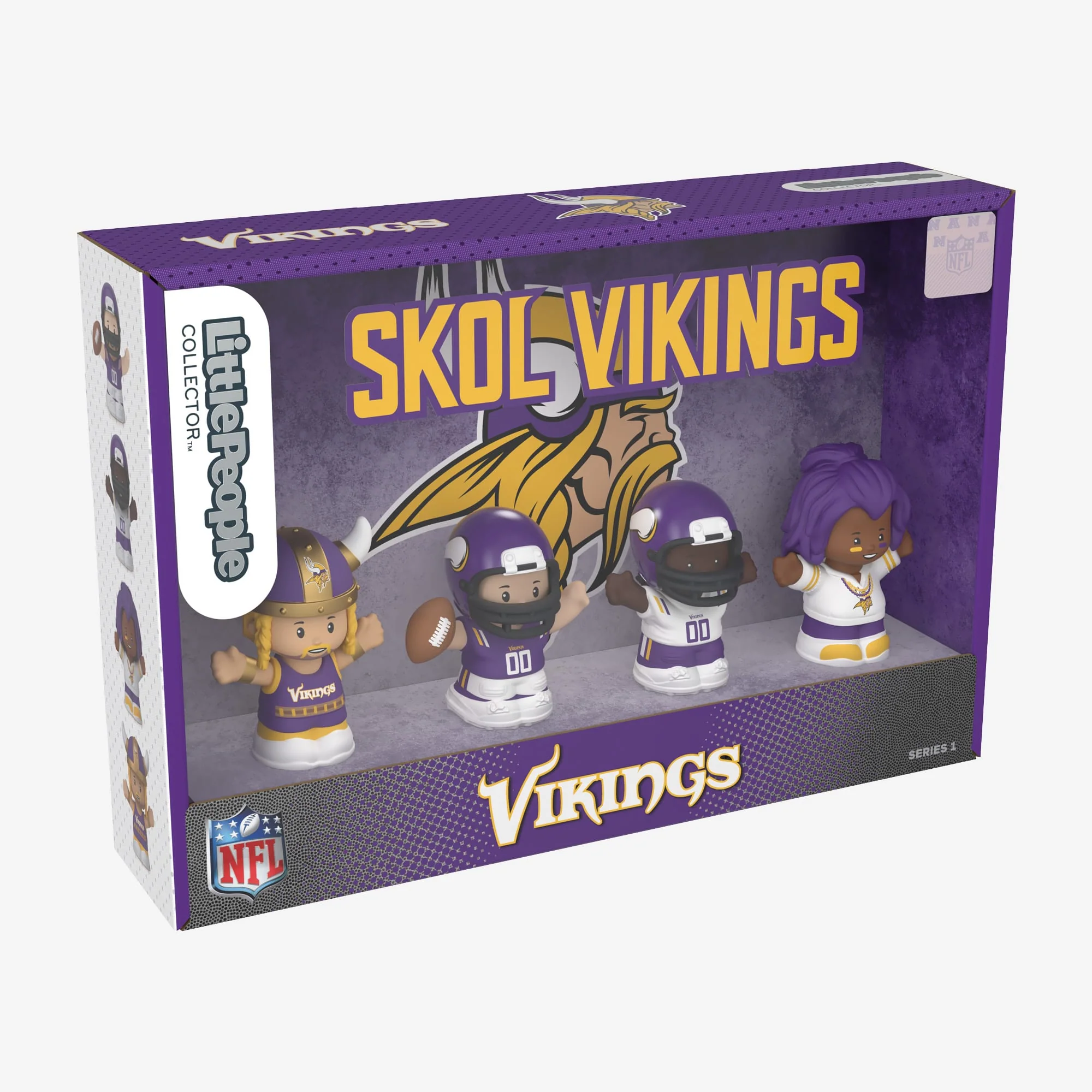 Mattel Creations Little People Collector x NFL Minnesota Vikings Set