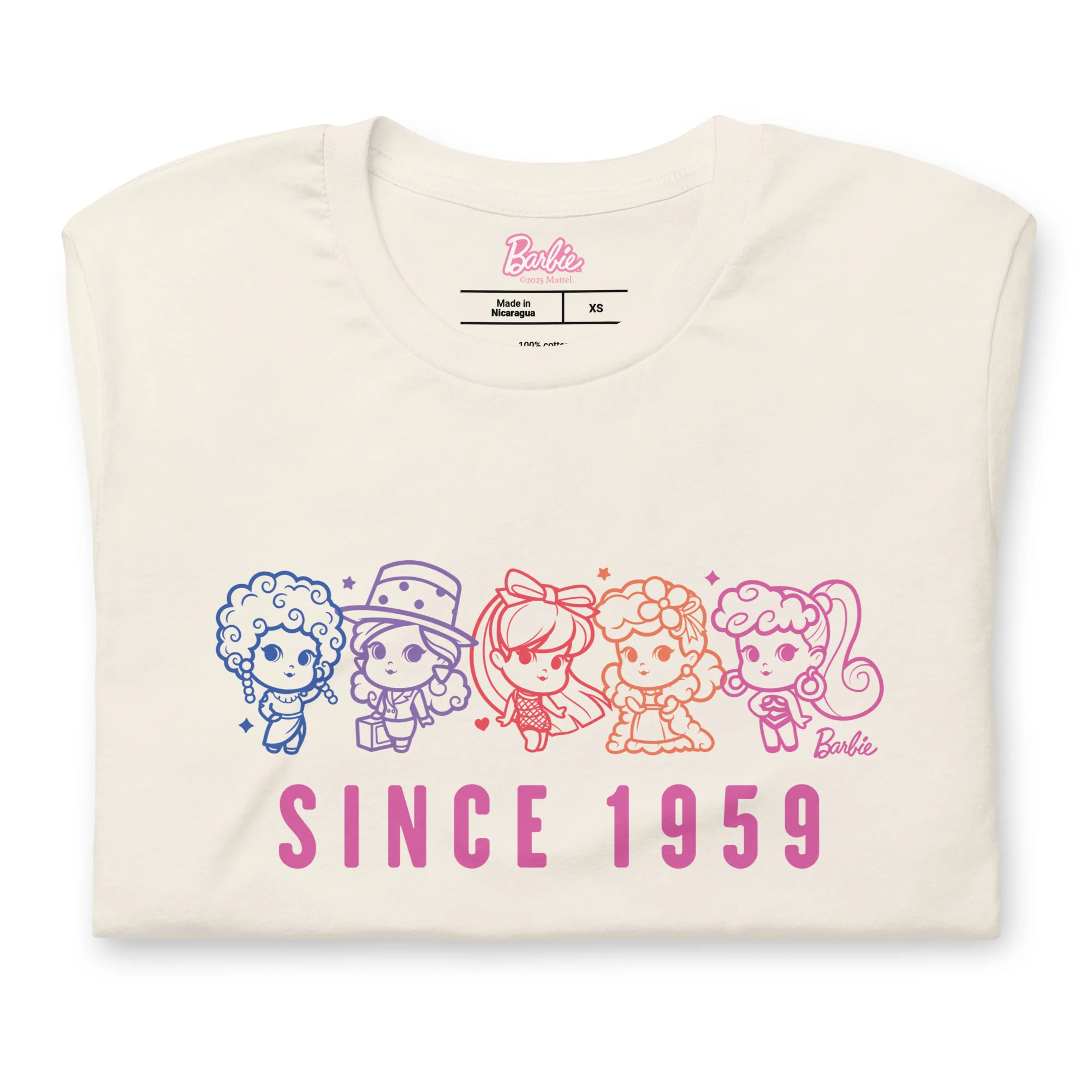 Mattel Creations Barbie 1959 Cutie Cream T-Shirt