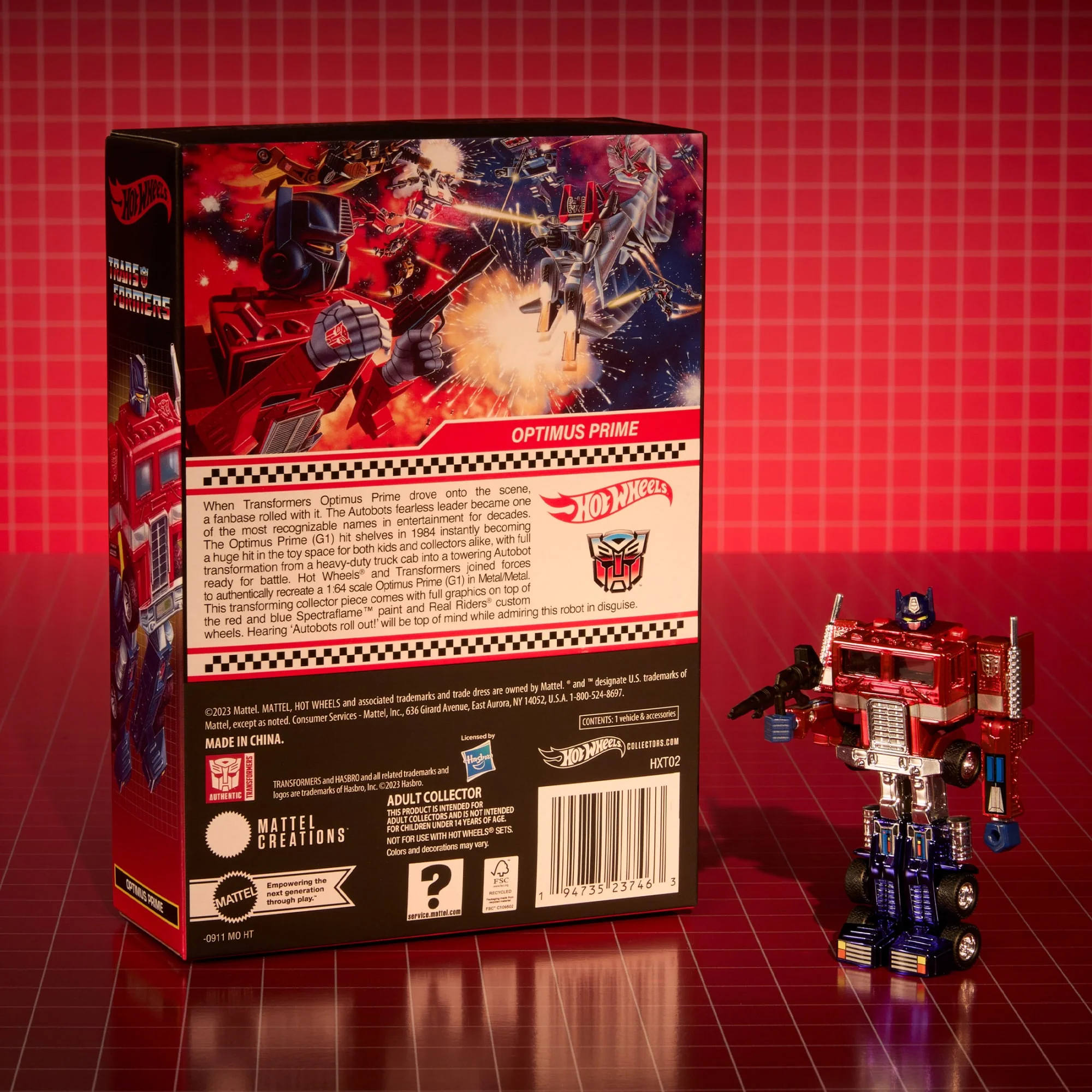 Mattel Creations Hot Wheels Transformers Optimus Prime