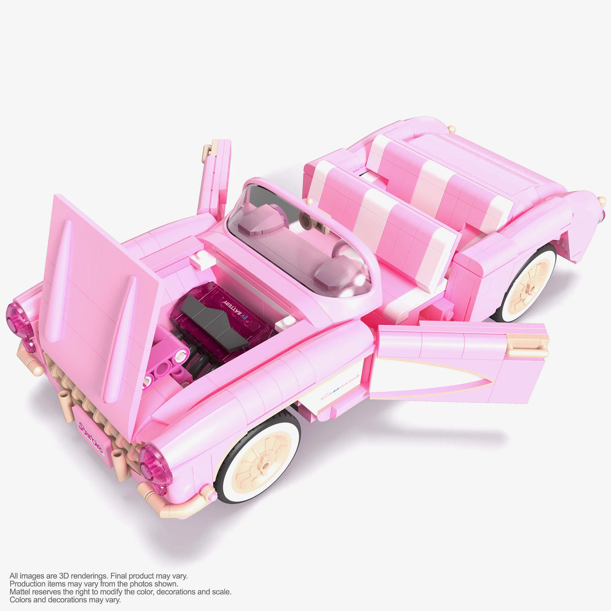 Mattel Creations MEGA Barbie The Movie '56 Corvette Stingray Collector Building Set