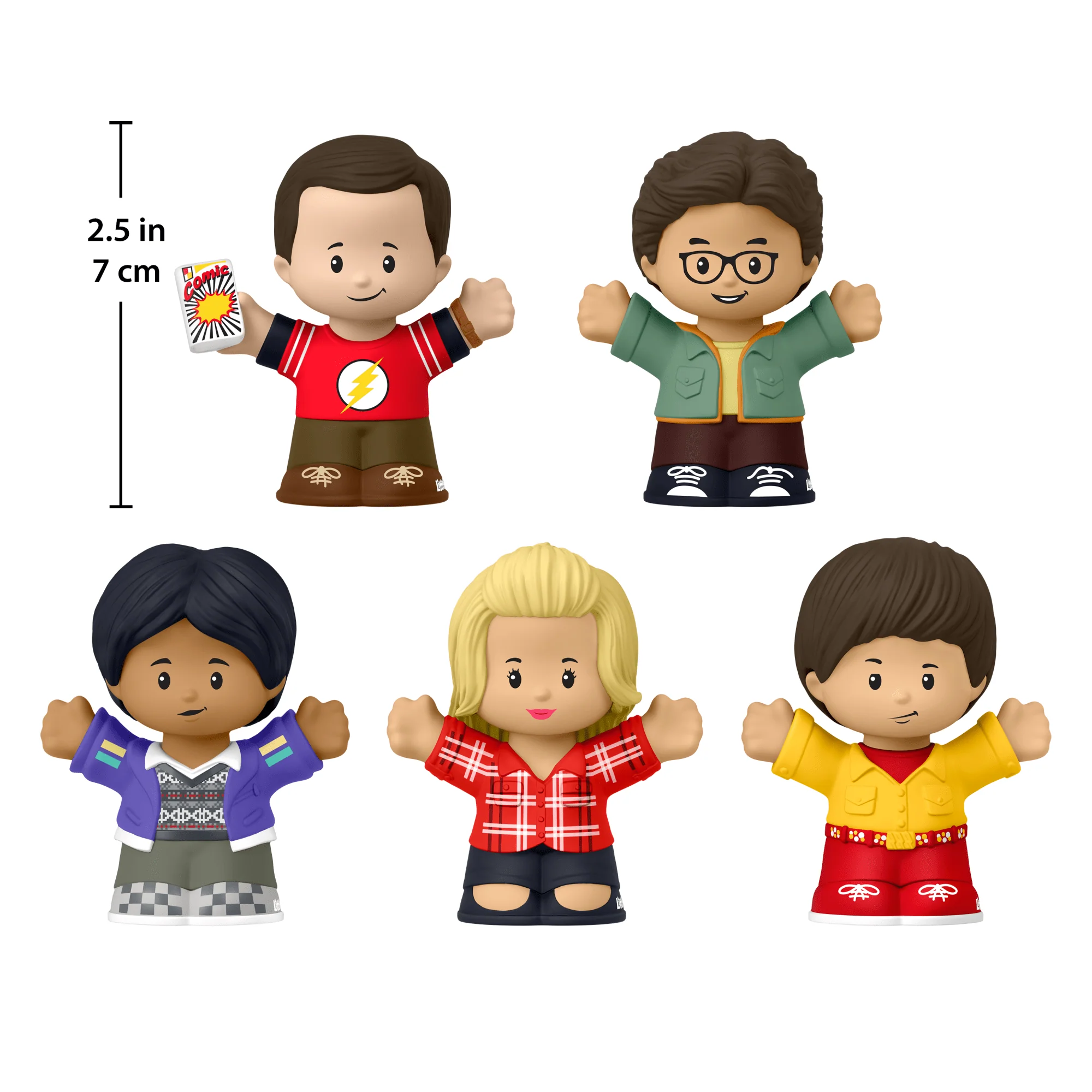 Mattel Creations Little People Collector The Big Bang Theory TV Show Special Edition Set