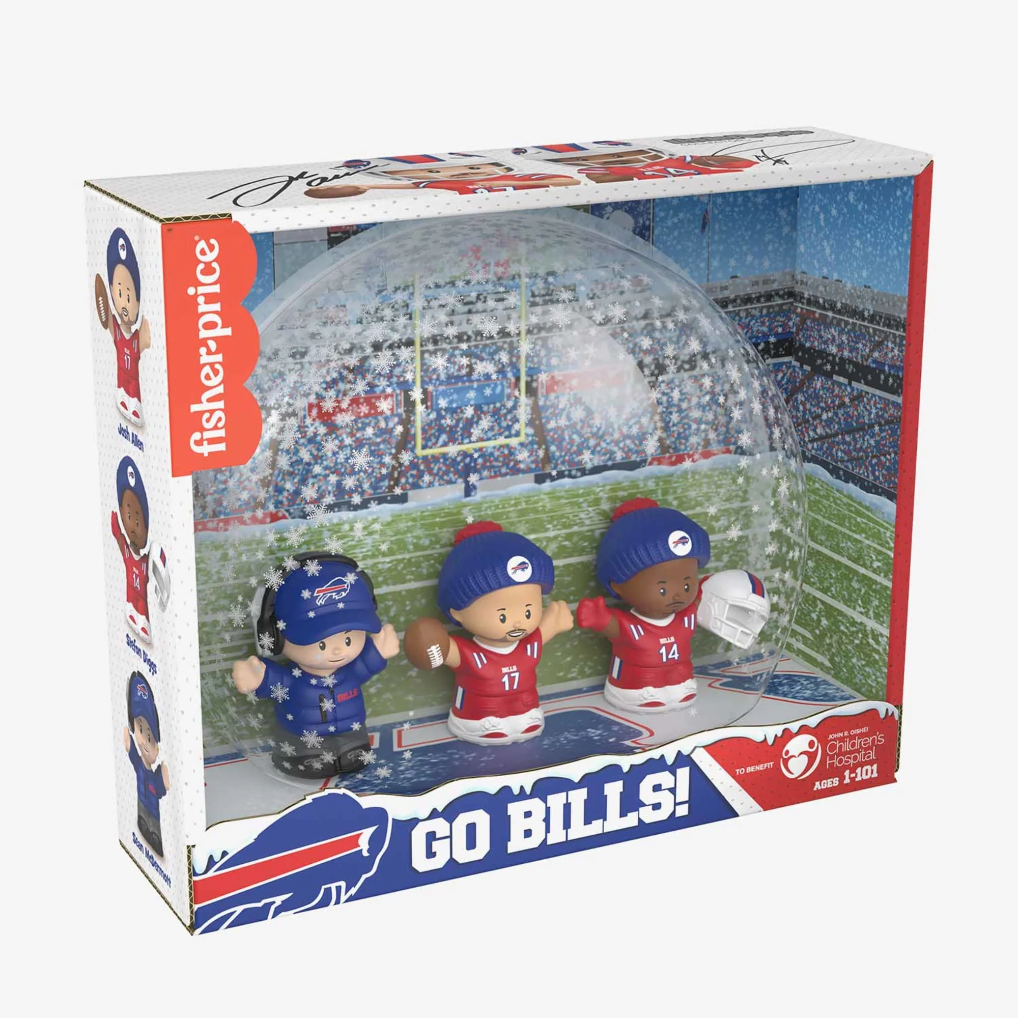 Mattel Creations Fisher-Price Little People Go Bills Figure Set