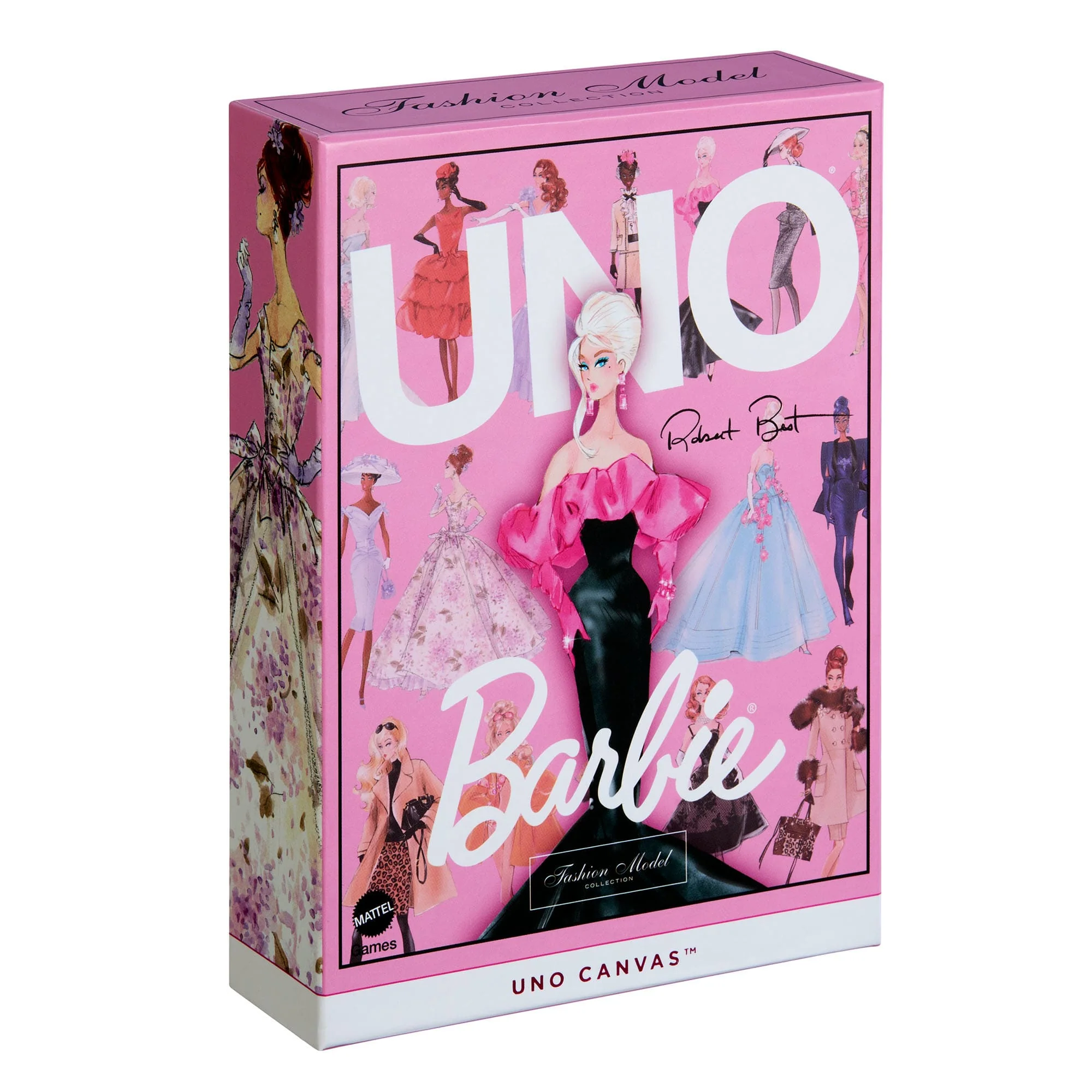 Mattel Creations UNO Canvas Barbie Fashion Model Collection Deck