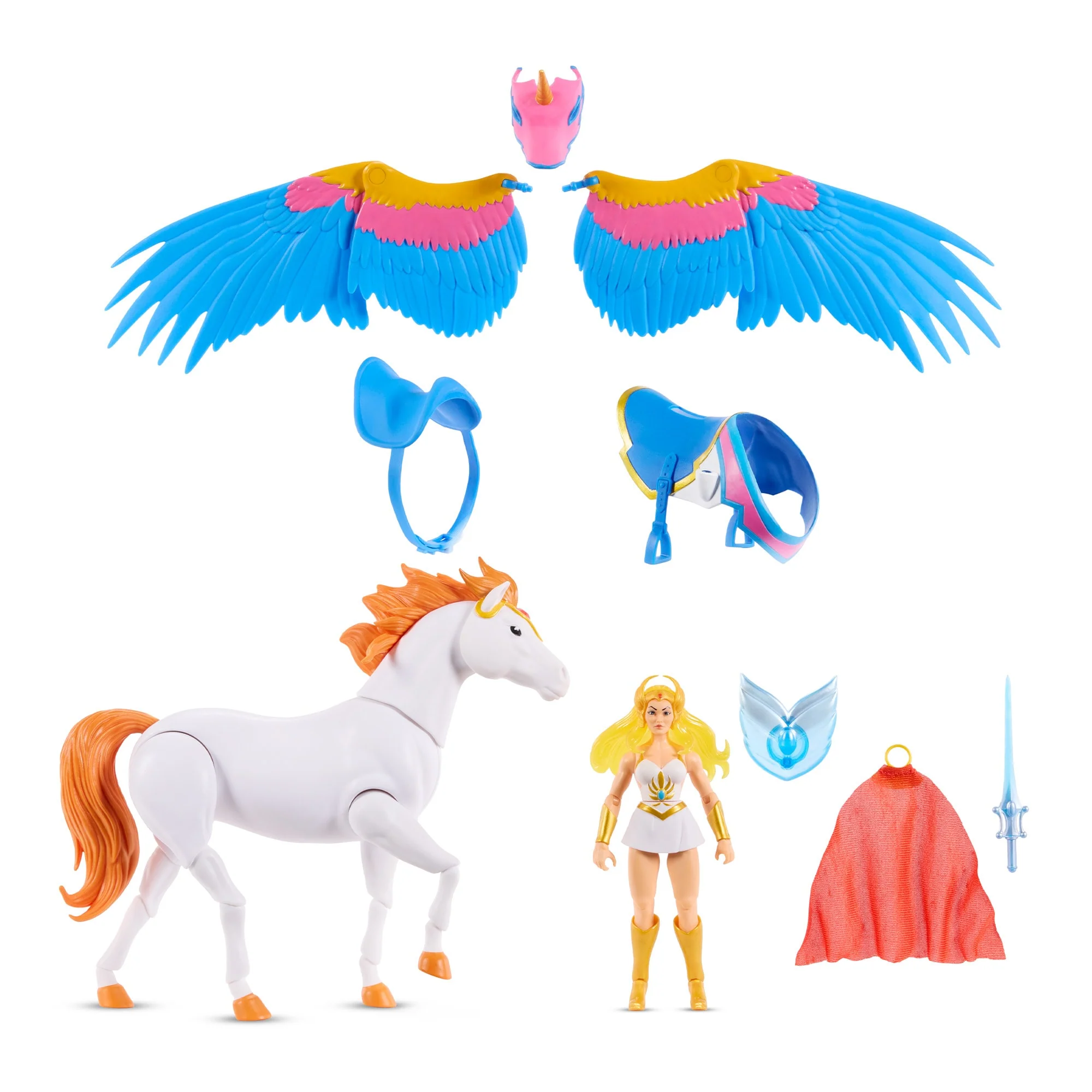 Mattel Creations Masters of the Universe Origins She-Ra and Swift Wind 2-Pack