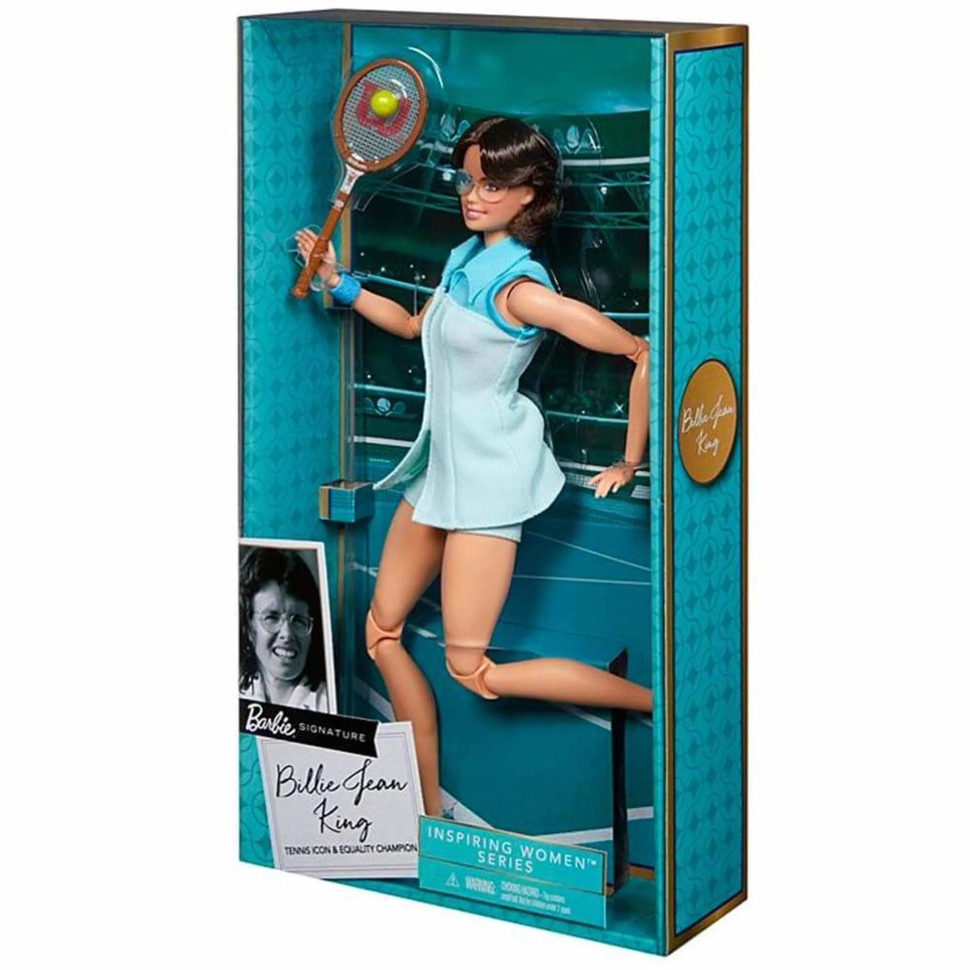 Mattel Creations Billie Jean King Barbie Inspiring Women Series Doll