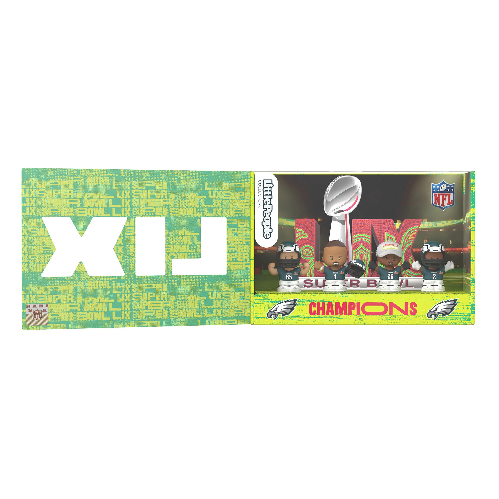 Mattel Creations Little People Collector x Super Bowl Eagles Set