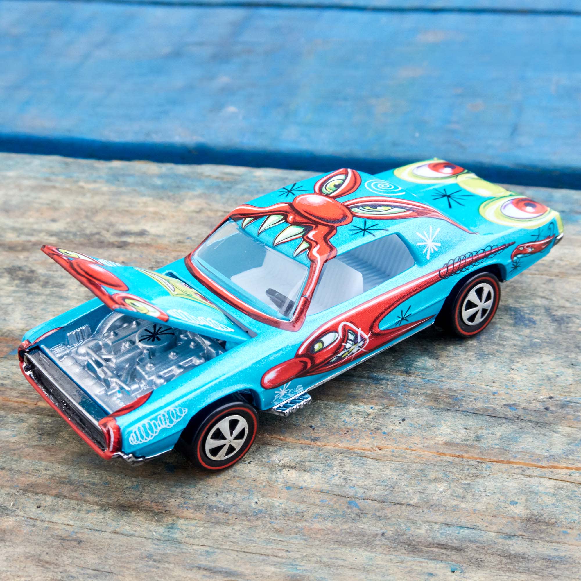 Mattel Creations Hot Wheels x Kenny Scharf Custom T-Bird