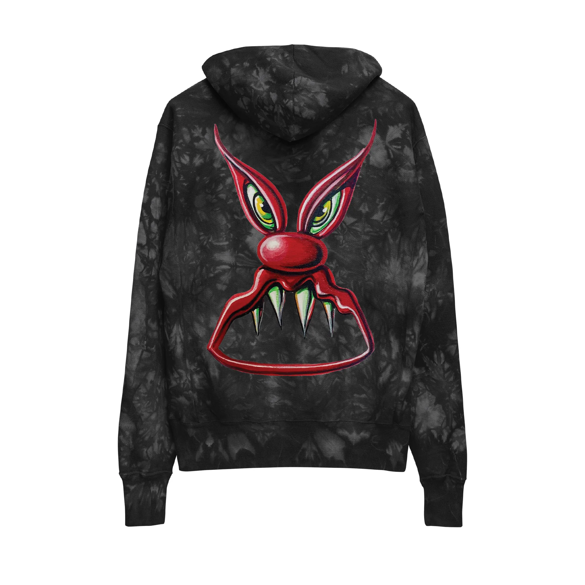 Mattel Creations Hot Wheels x Kenny Scharf Black Tie Dye Hoodie