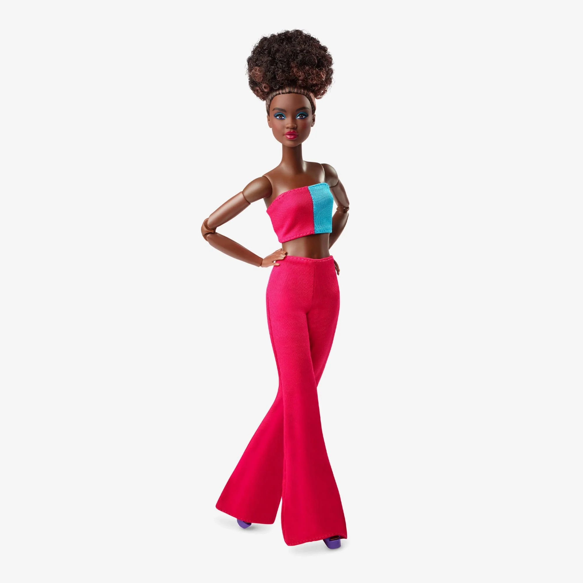 Mattel Creations Barbie Looks Doll (Original, Curly Black Hair)