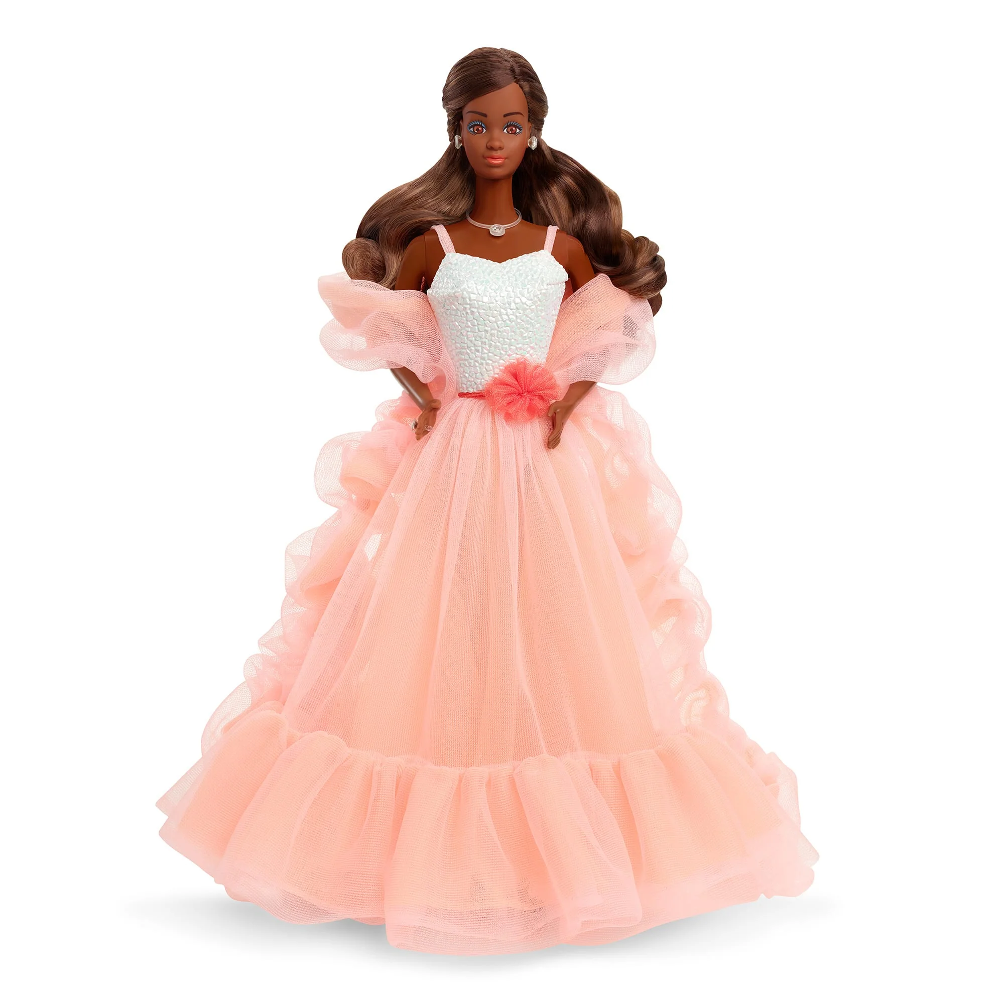 Mattel Creations Peaches 'n Cream Barbie Doll, Brown Hair