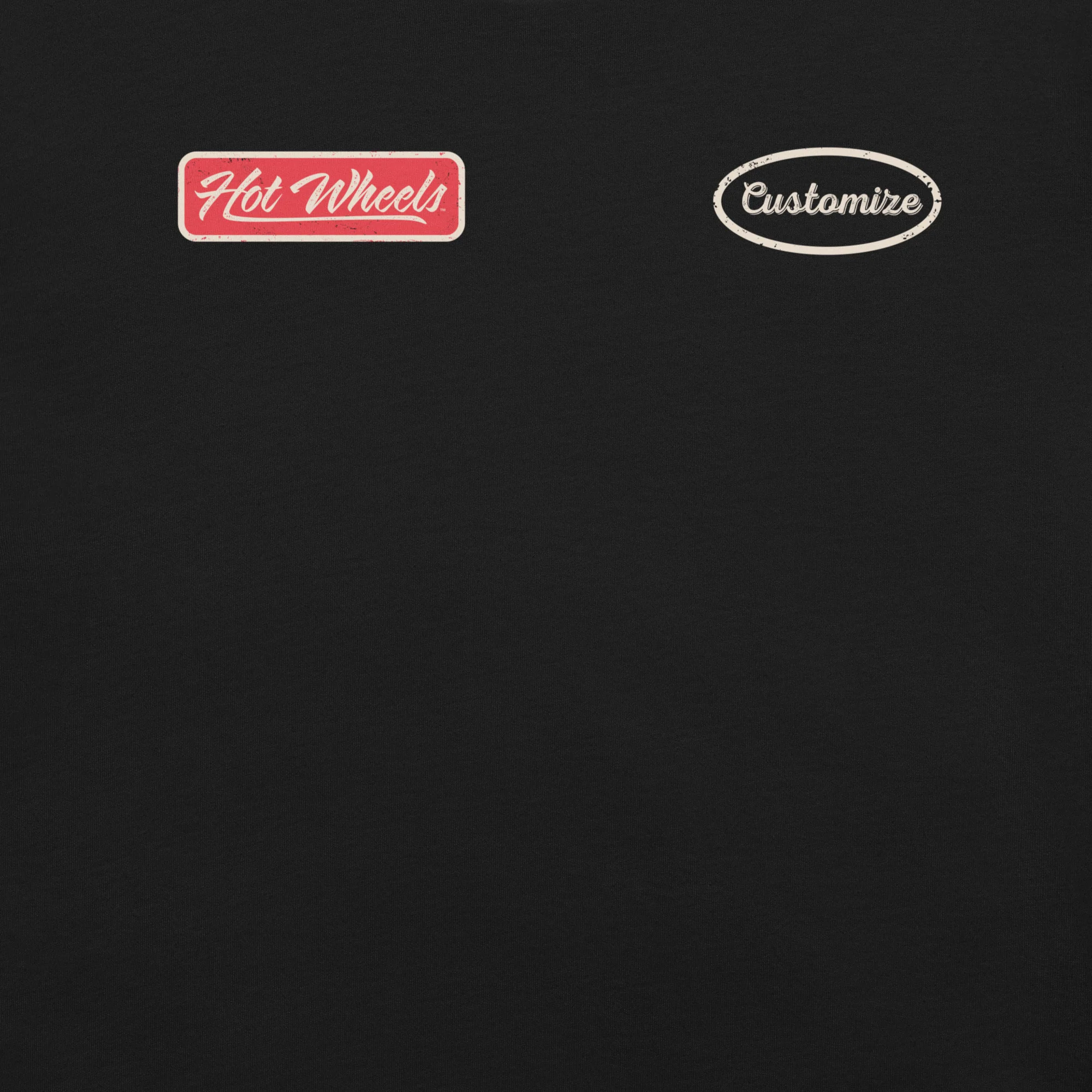Mattel Creations Hot Wheels Customizable Legends Mechanic Black T-Shirt
