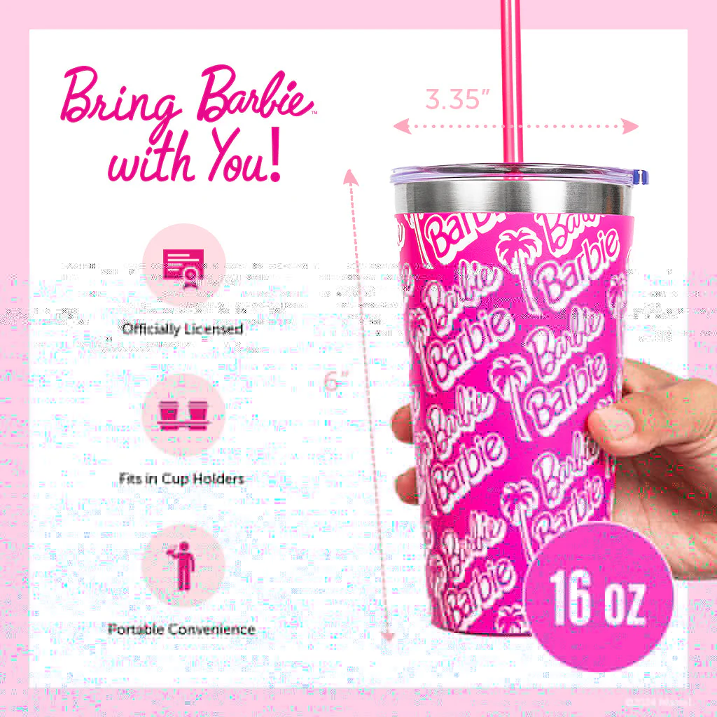 Mattel Creations Barbie™ X Dragon Glassware® Tumbler - 16 Oz