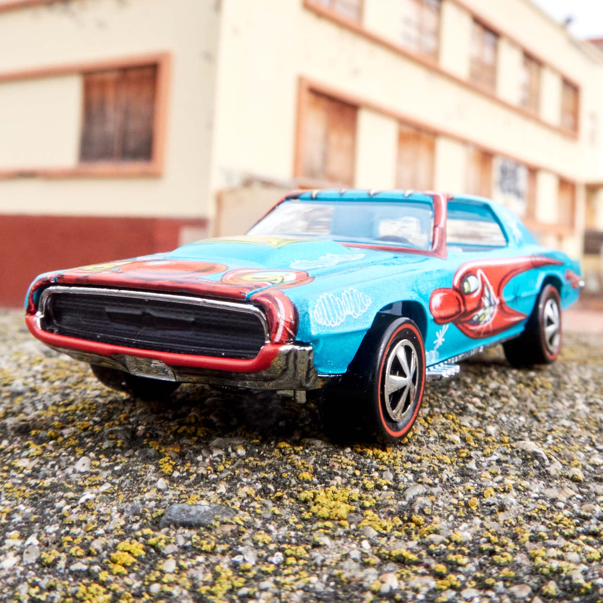 Mattel Creations Hot Wheels x Kenny Scharf Signed Custom T-Bird