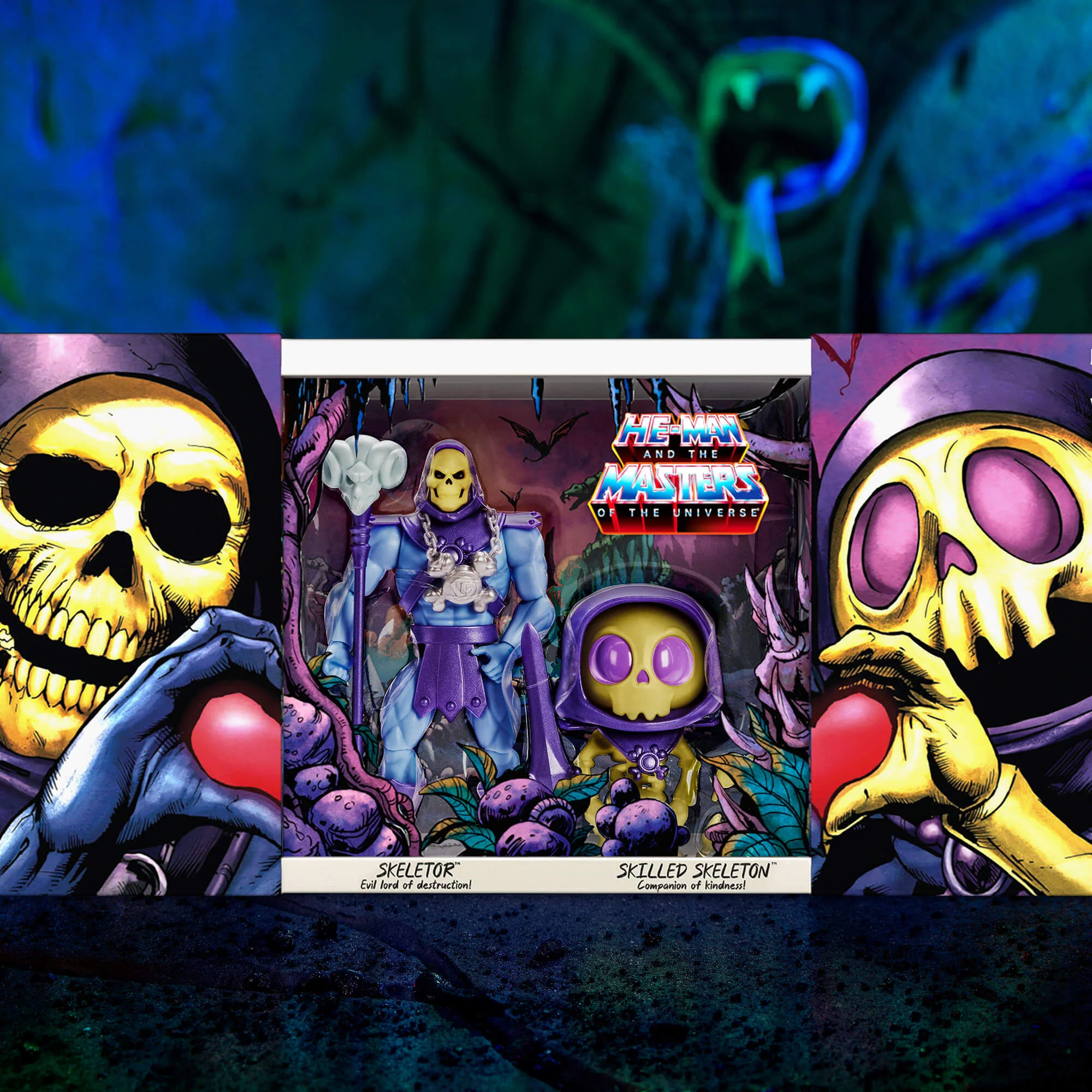 Mattel Creations Masters of the Universe Skeletor x VeeFriends Skilled Skeleton 2-Pack